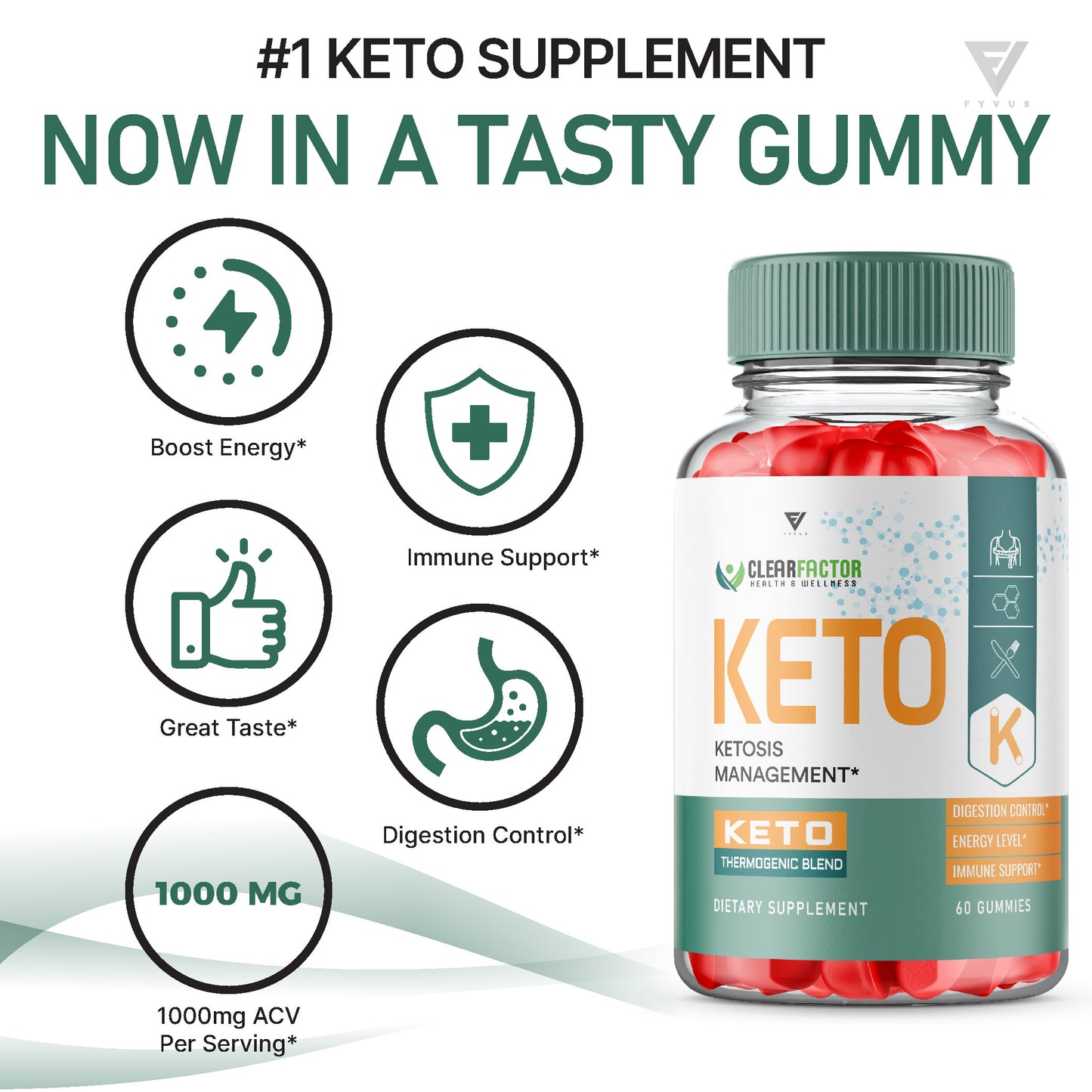 ClearFactor - Keto ACV Gummies