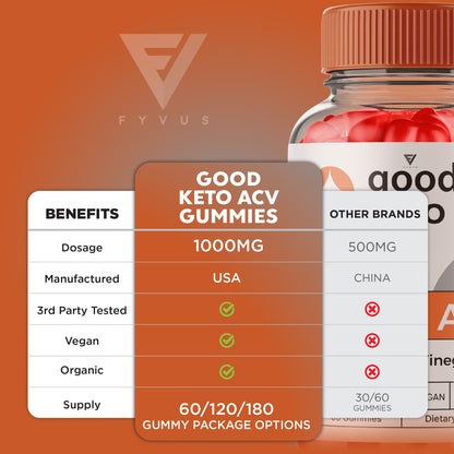 Good Keto ACV Gummies