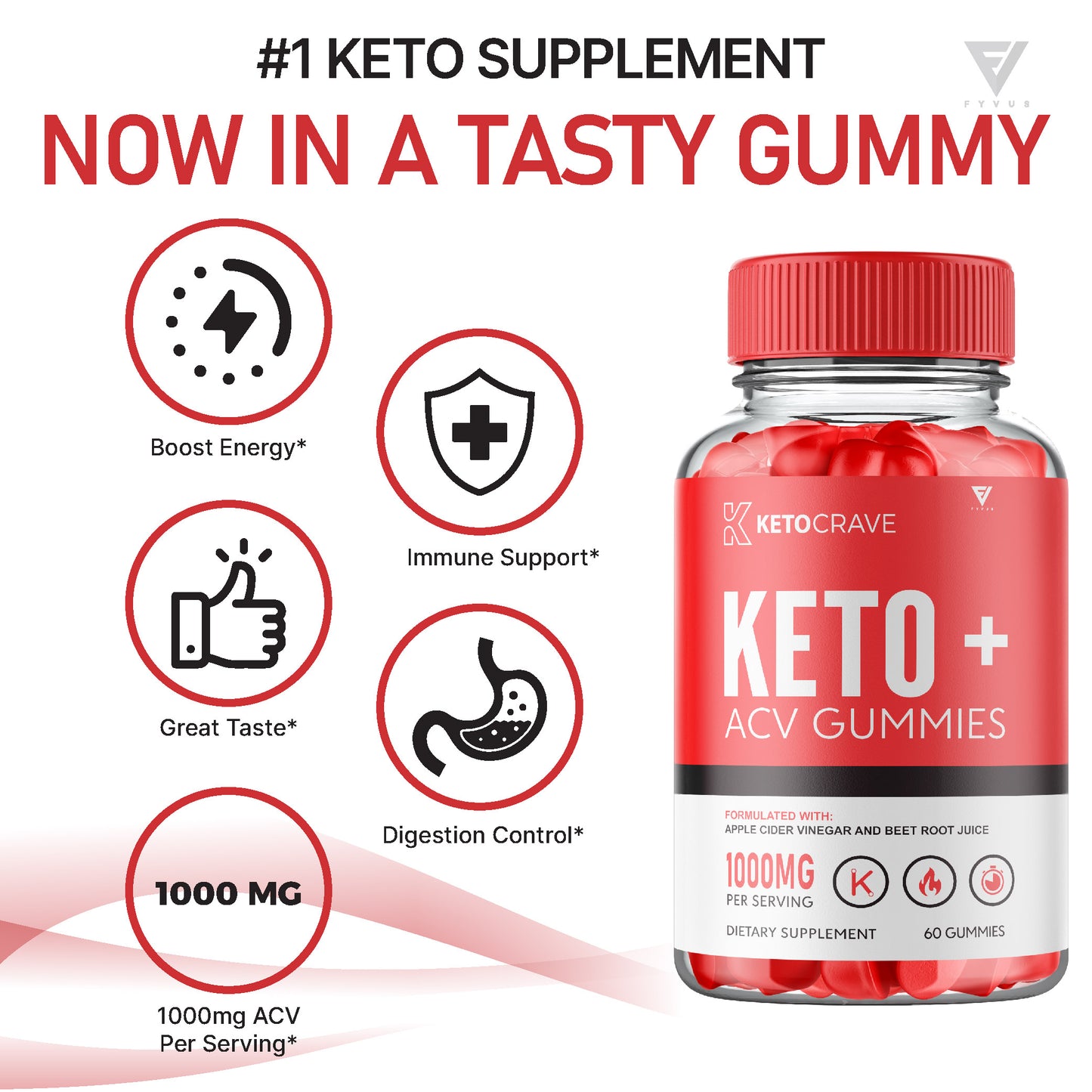 KetoCrave - Keto ACV Gummies