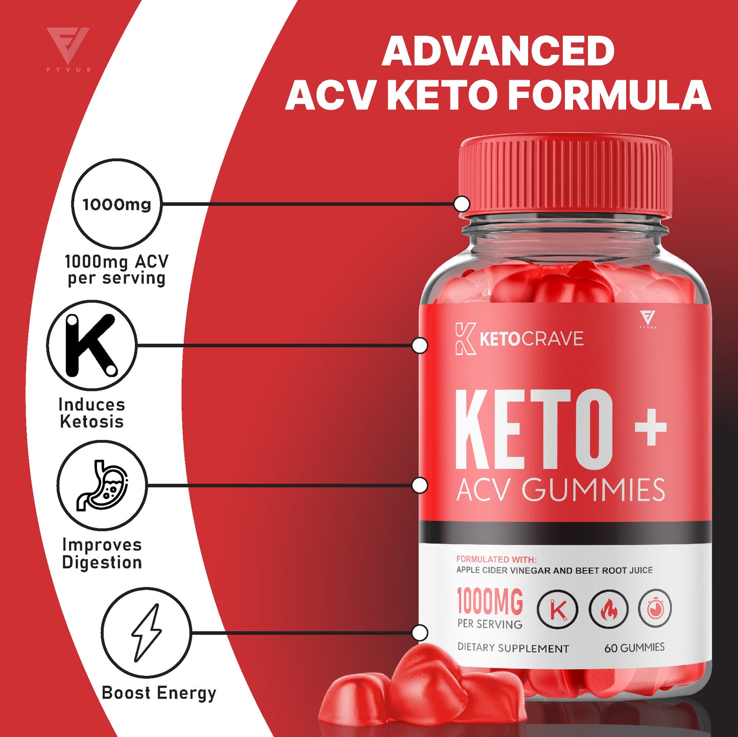 KetoCrave - Keto ACV Gummies