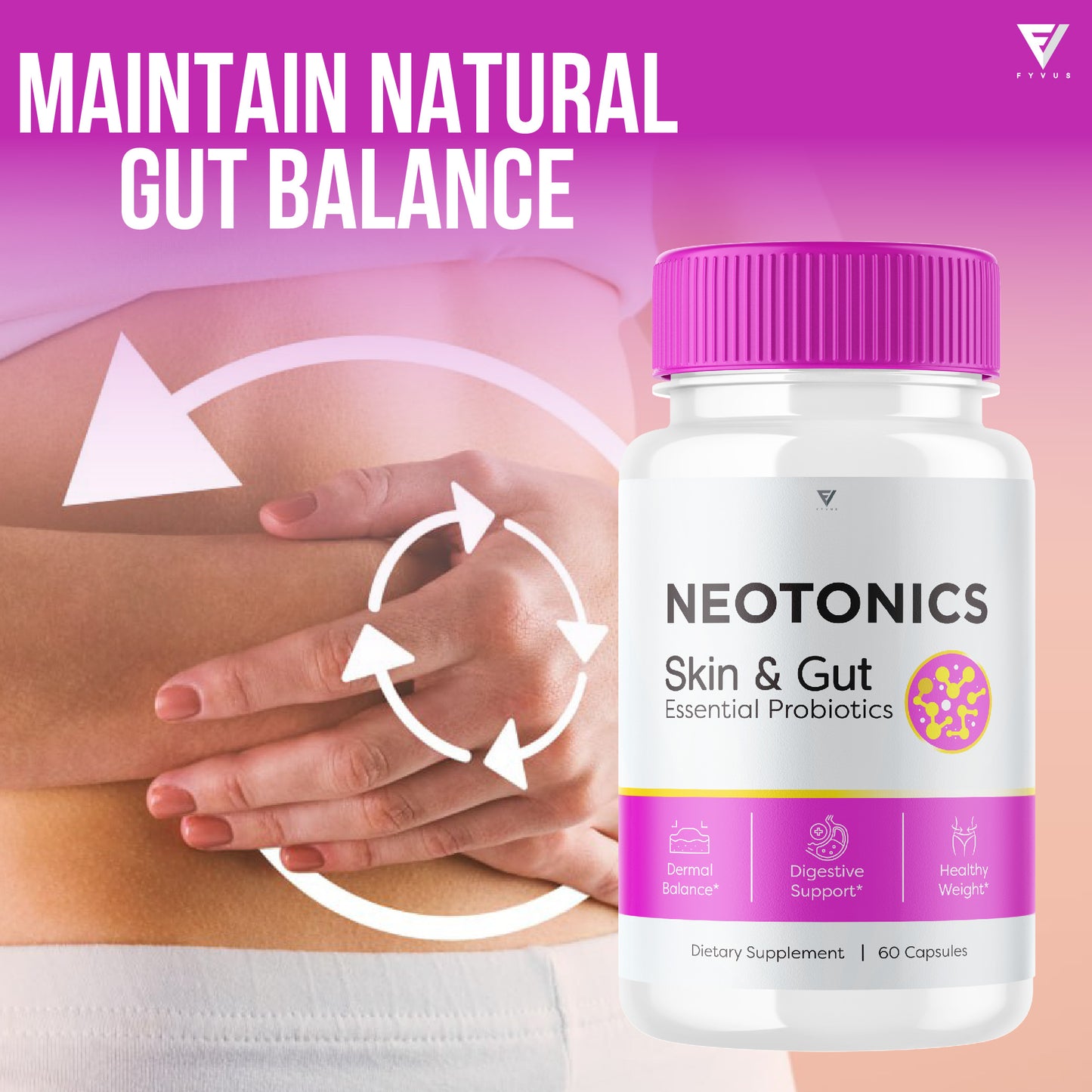 Neotonics Skin & Gut Probiotics