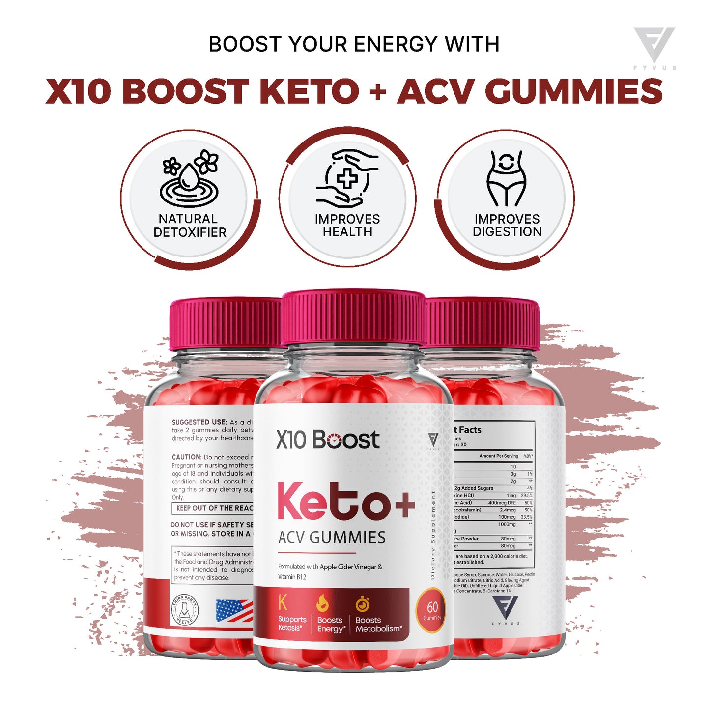 X10 Boost - Keto ACV Gummies