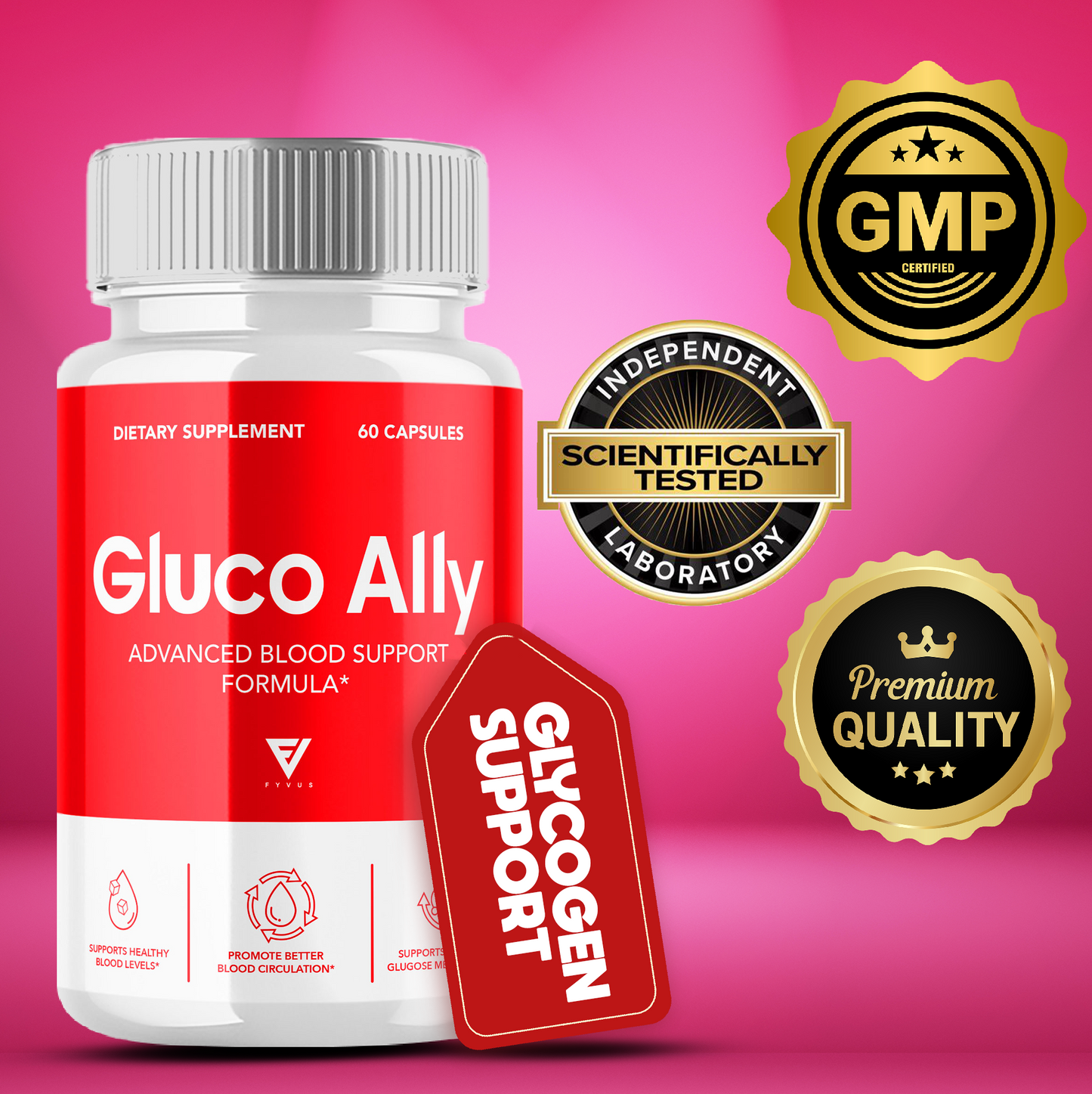 Gluco Ally Glycogen Support Capsules