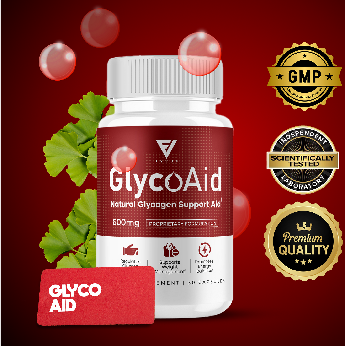 GlycoAid Glycogen Support Capsules