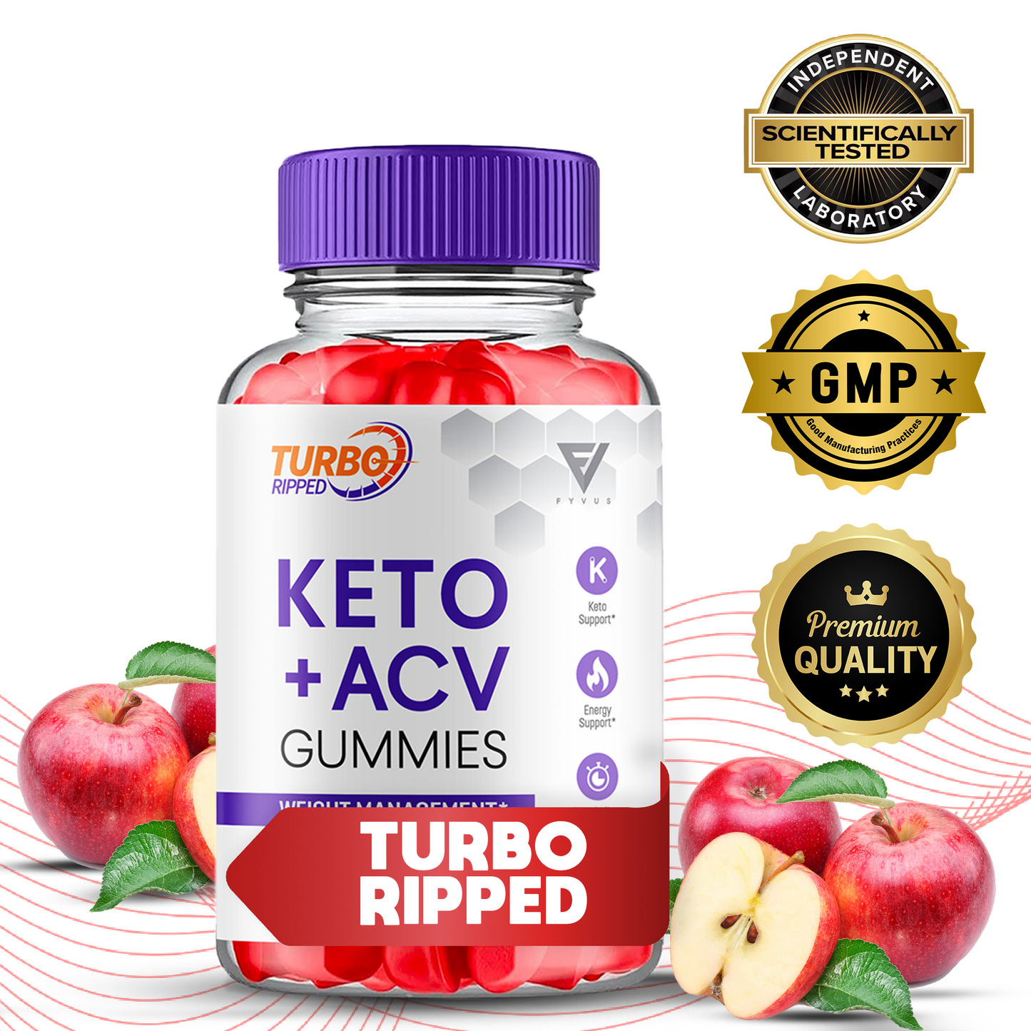 Turbo Ripped Keto ACV Gummies