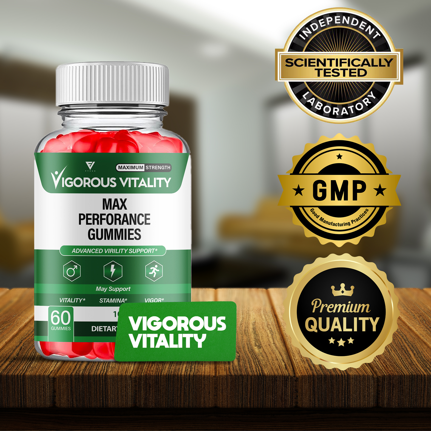 Vigorous Vitality Max Gummies