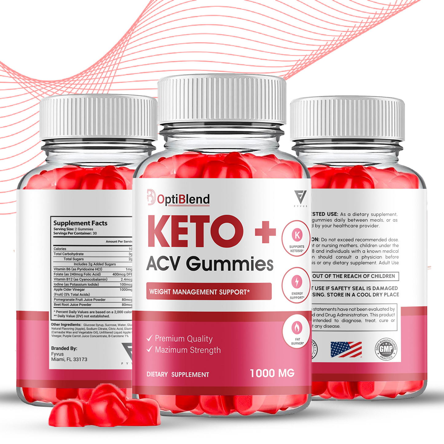 Optiblend ACV Keto Gummies