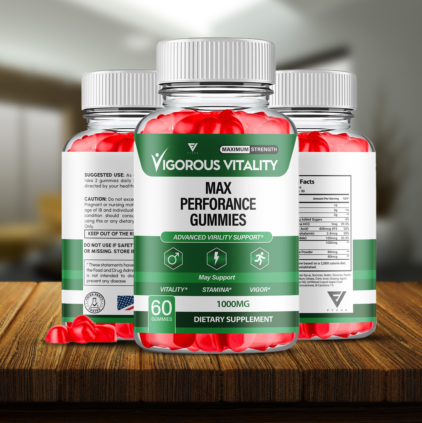 Vigorous Vitality Max Gummies