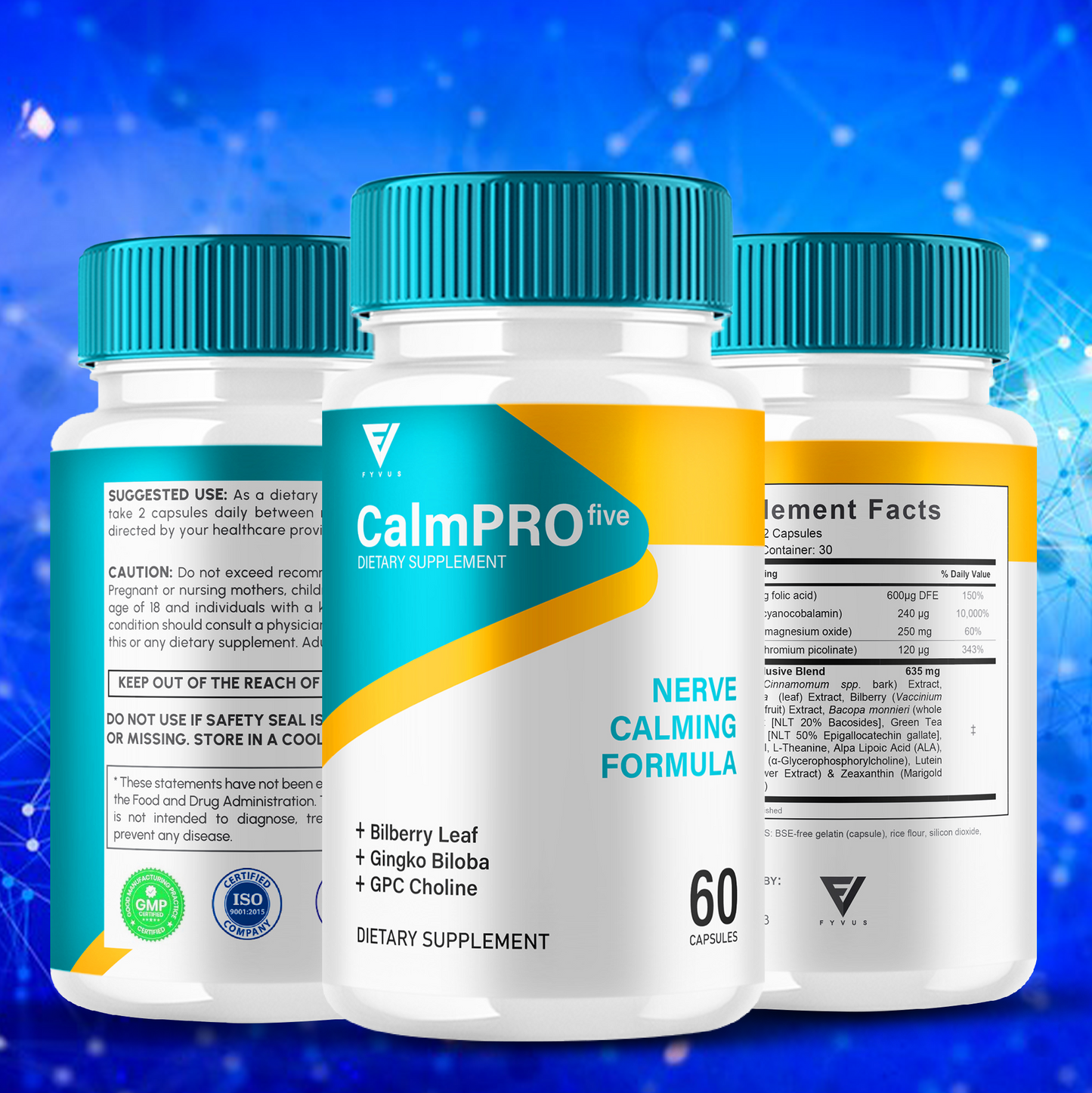 Calm Pro 5 Nootropic Capsules