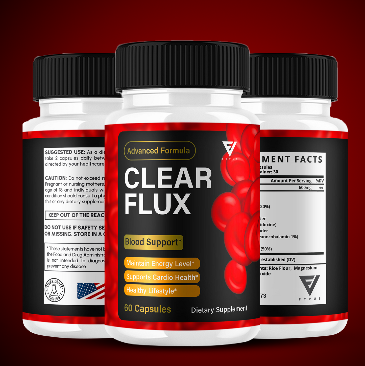 Clear Flux Glycogen Support Capsules