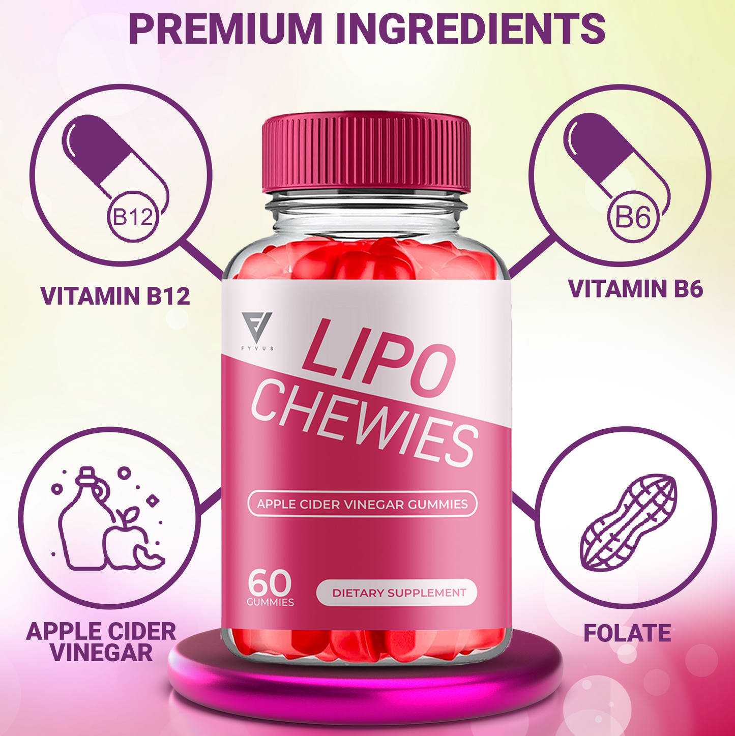 Lipo Chewies Keto ACV Gummies