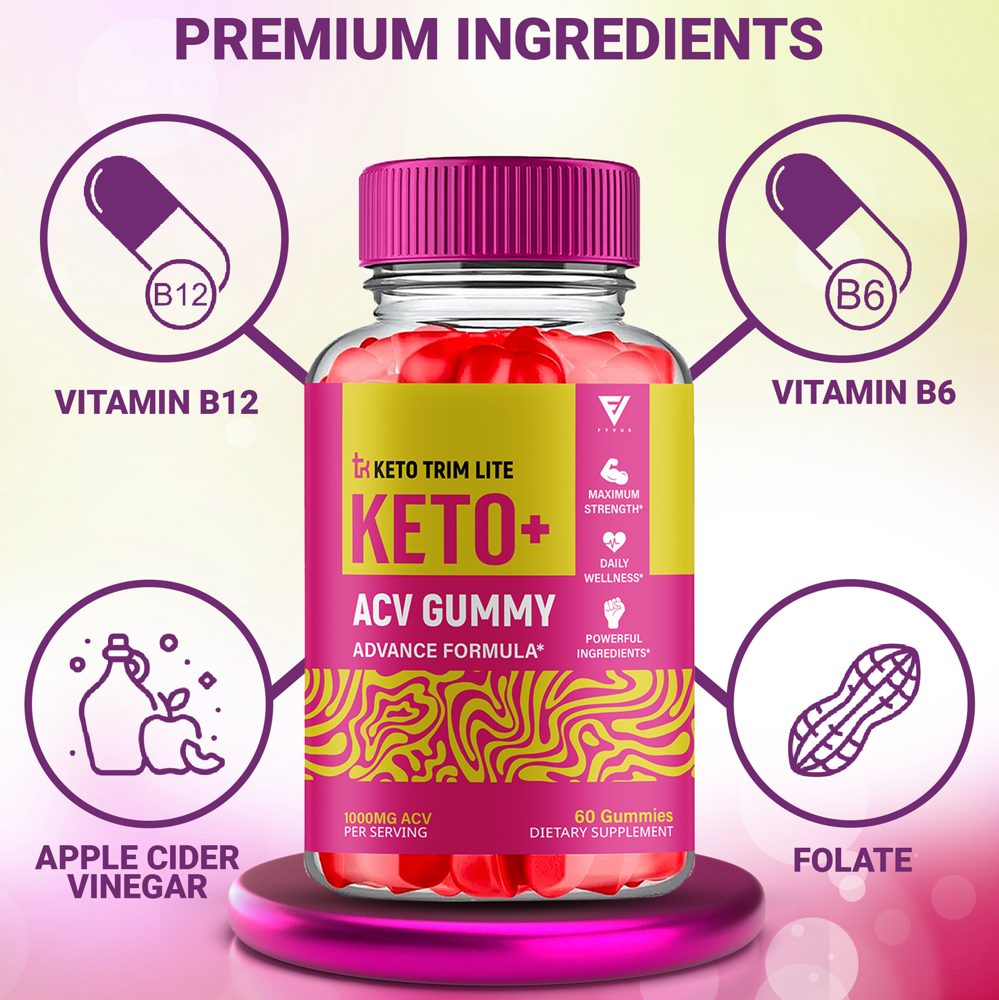 Keto Trim Lite Keto ACV Gummies