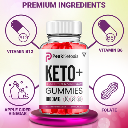 Peak Ketosis Keto ACV Gummies