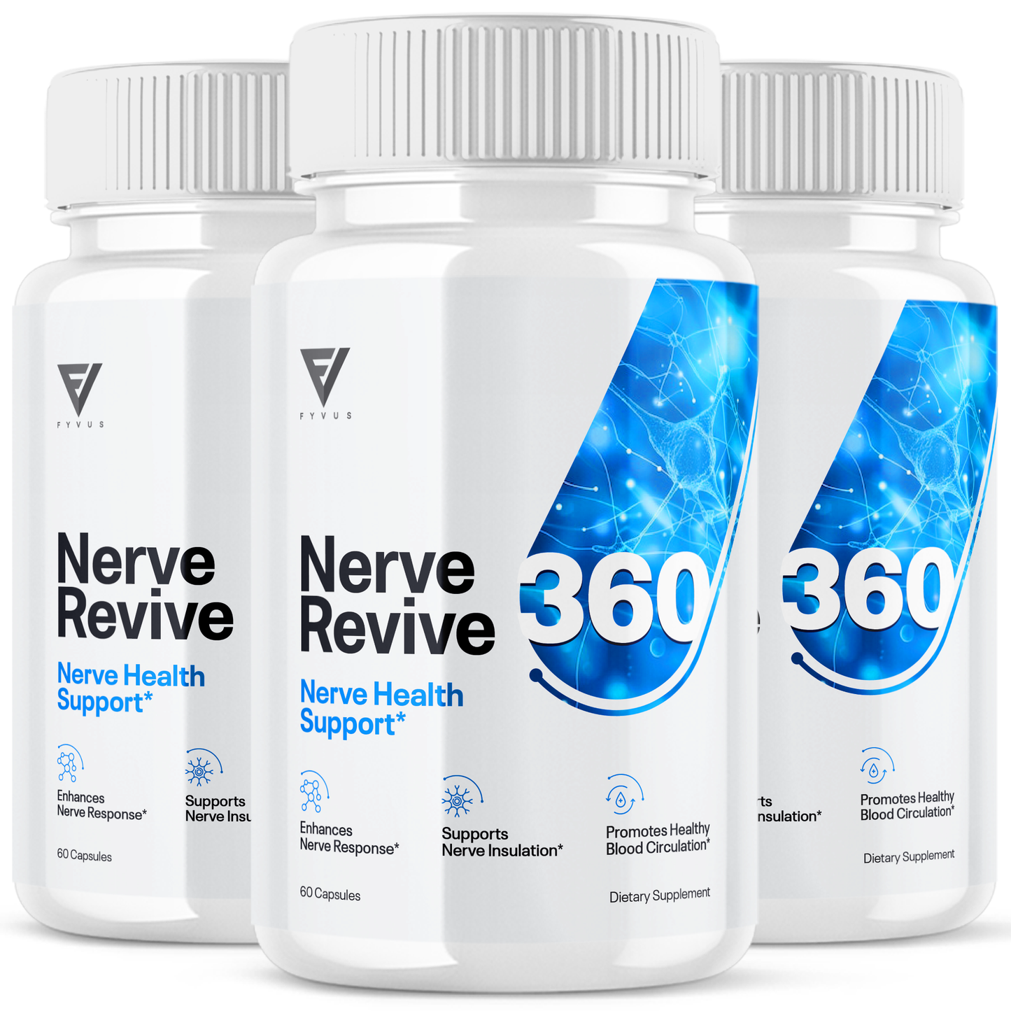 Nerve Revive 360 Nootropic Capsules