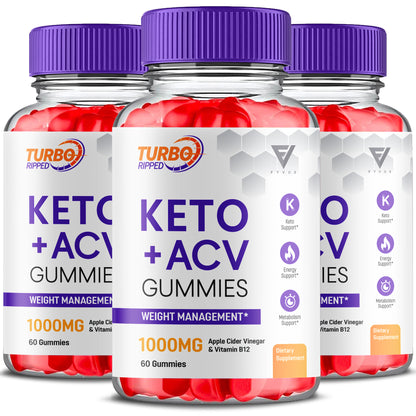 Turbo Ripped Keto ACV Gummies