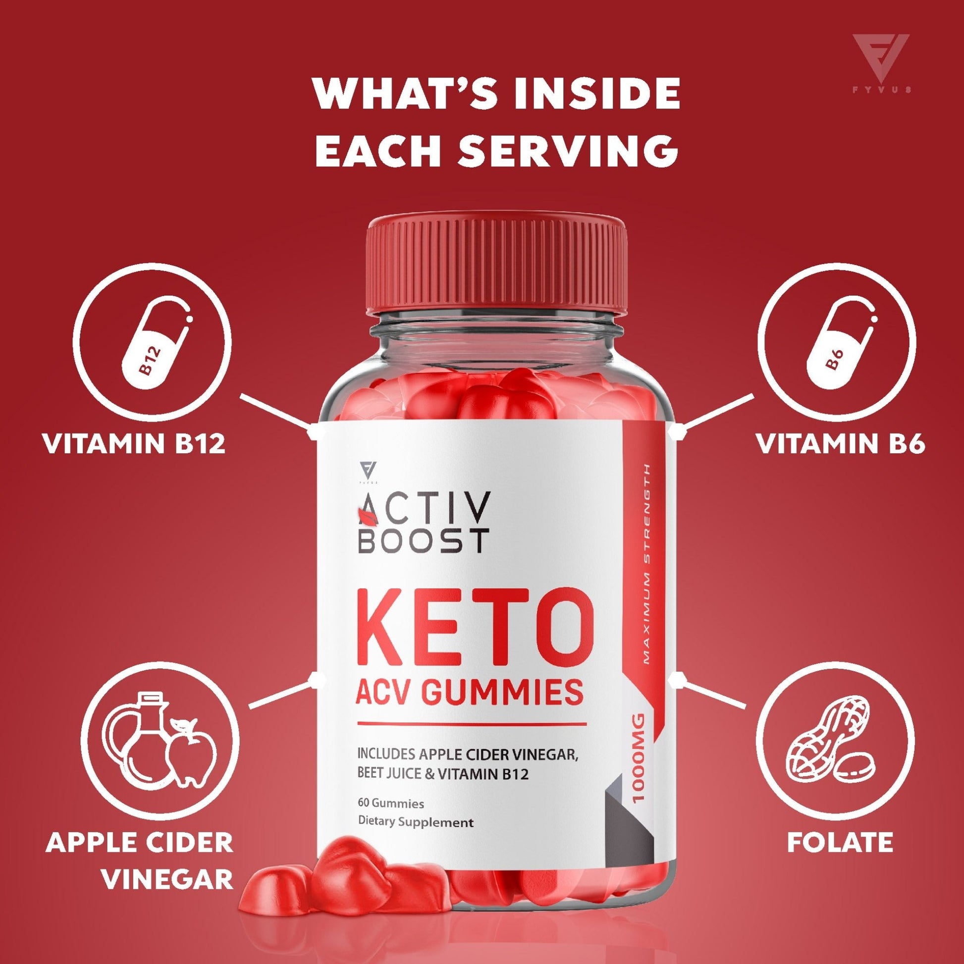 Activ Boost - Keto ACV Gummies - Vitamin Place