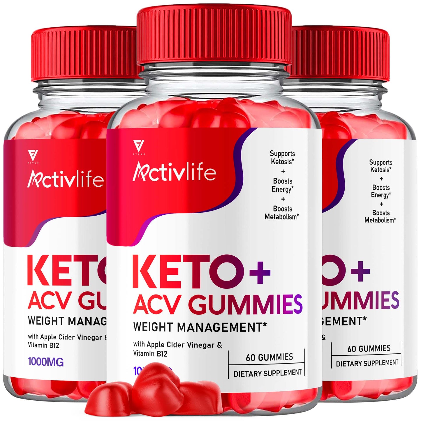 ActivLife - Keto ACV Gummies - Vitamin Place