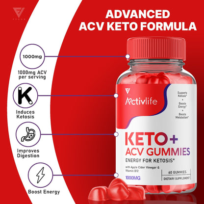 ActivLife - Keto ACV Gummies - Vitamin Place