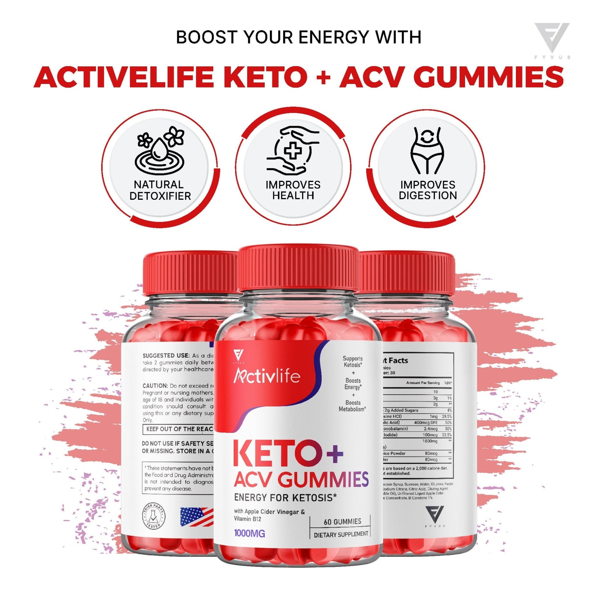 ActivLife - Keto ACV Gummies - Vitamin Place