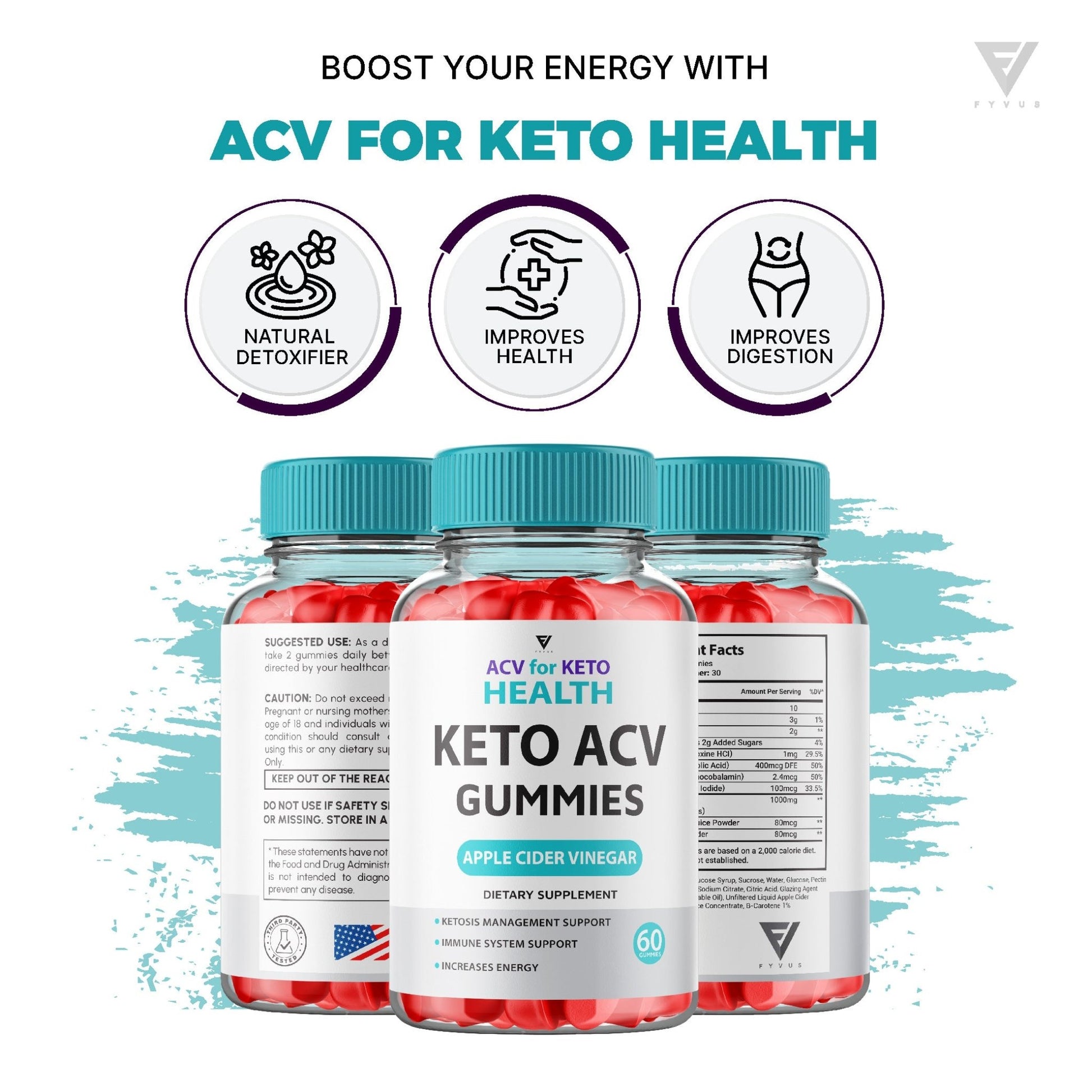 ACV For Keto Health Keto ACV Gummies - Vitamin Place