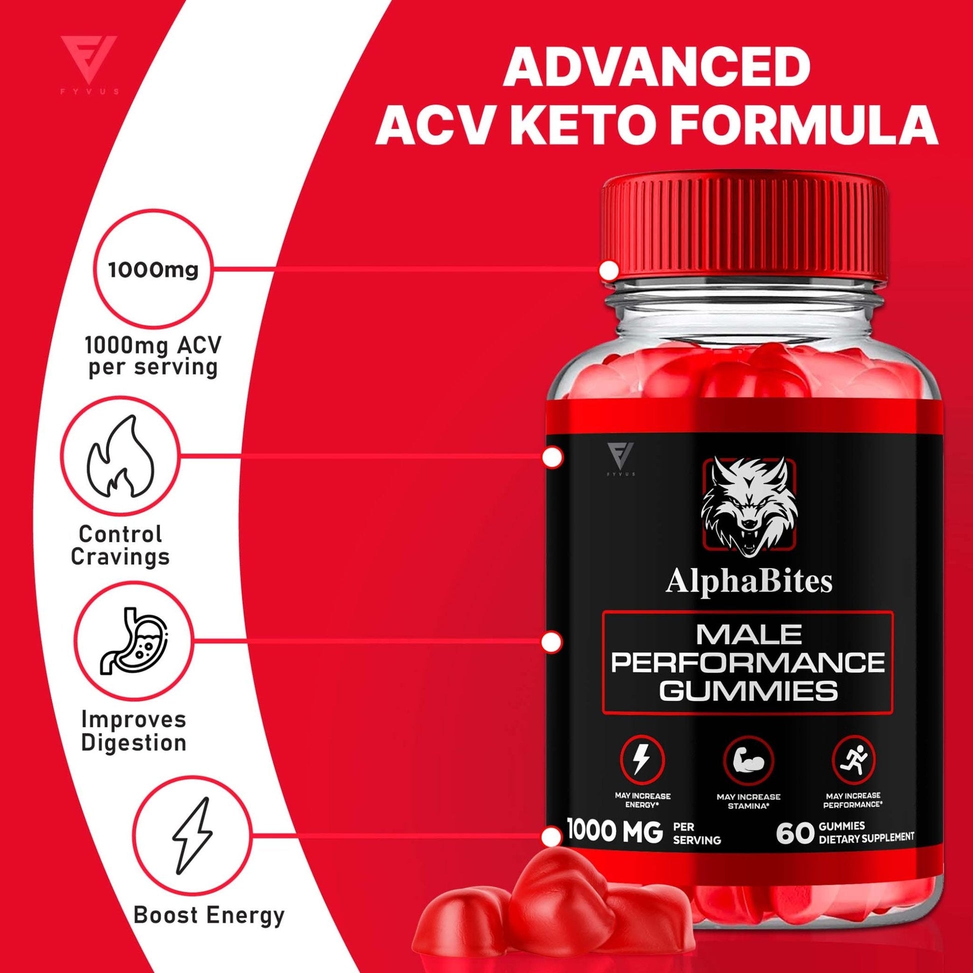 AlphaBites - Keto ACV Gummies - Vitamin Place