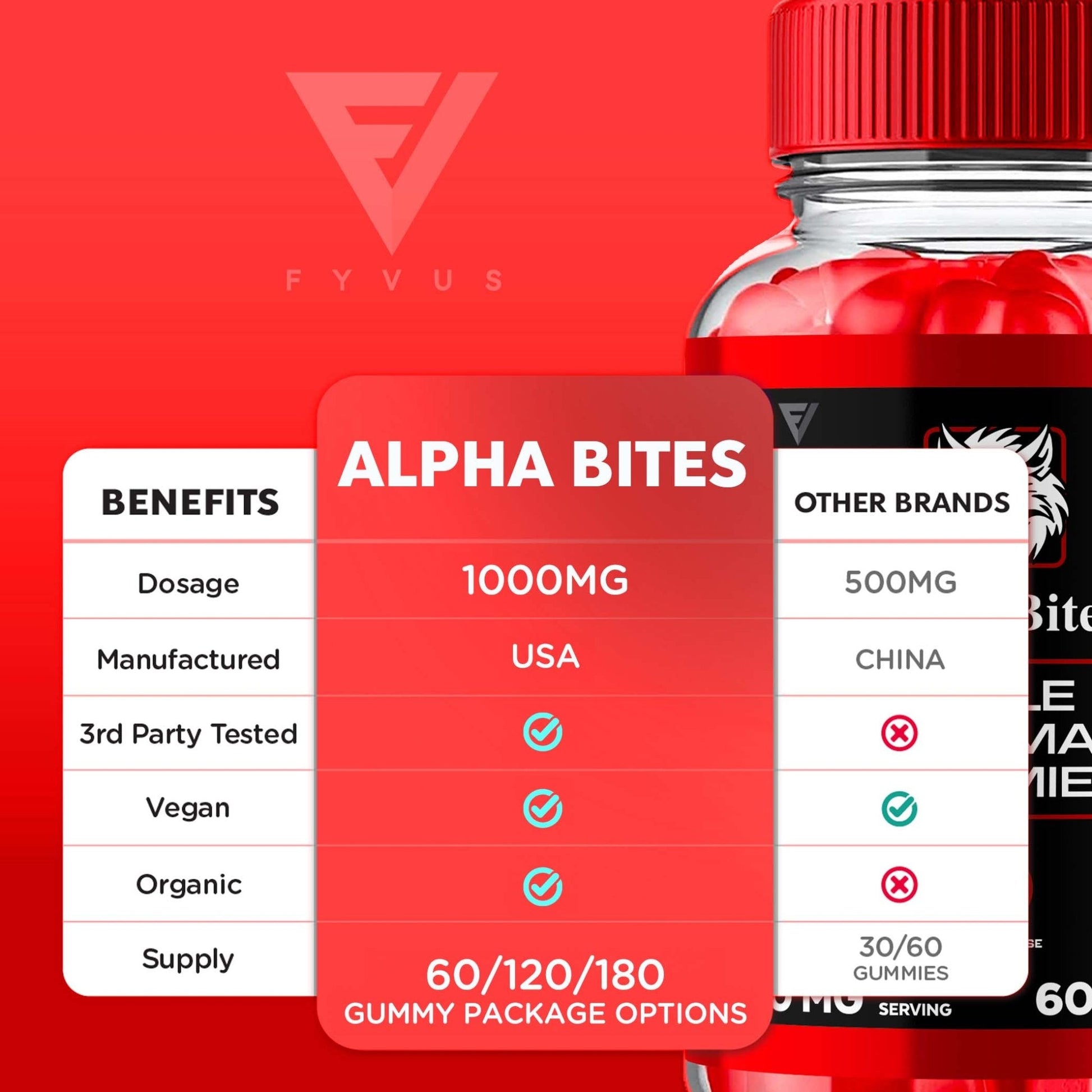 AlphaBites - Keto ACV Gummies - Vitamin Place