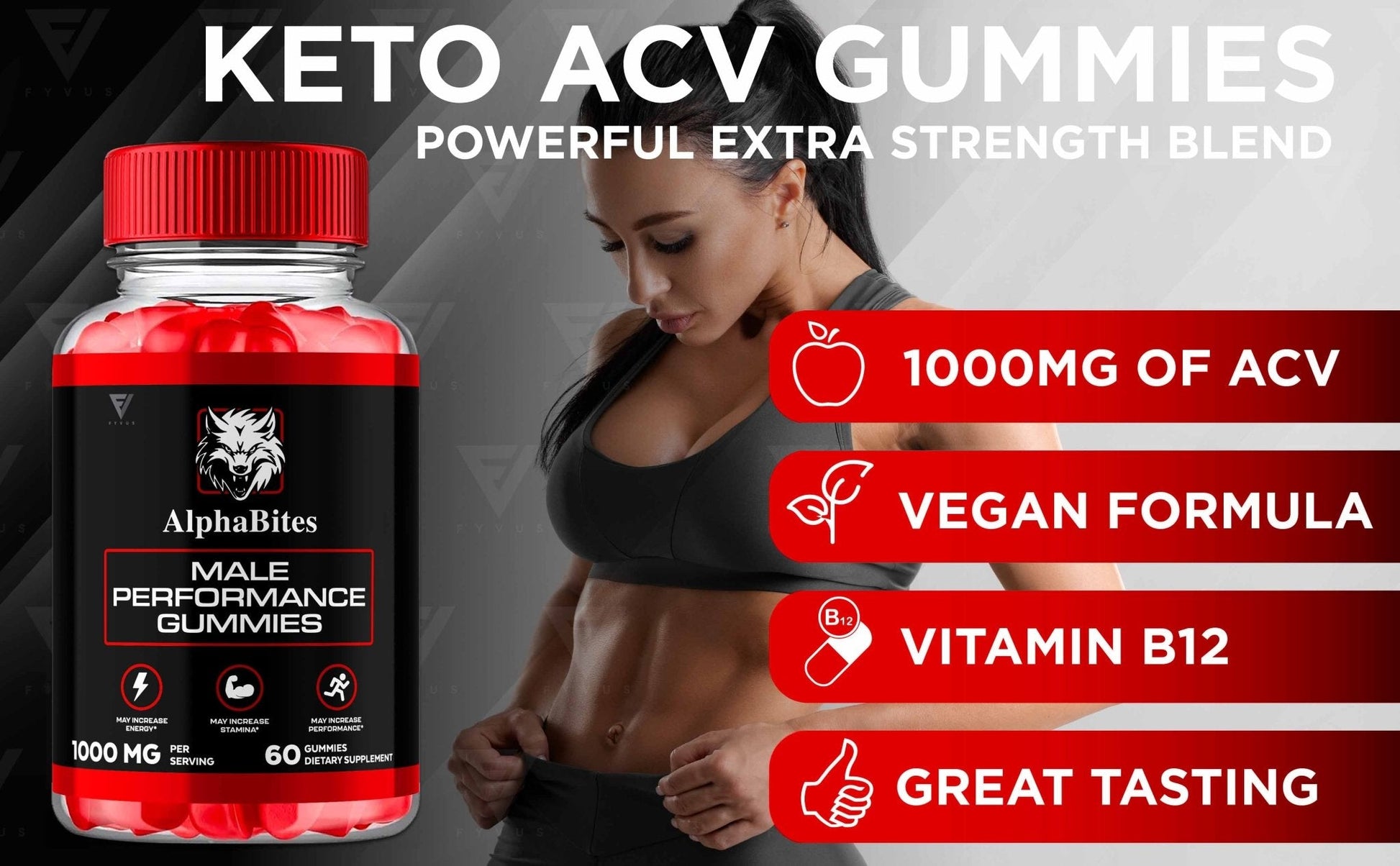 AlphaBites - Keto ACV Gummies - Vitamin Place