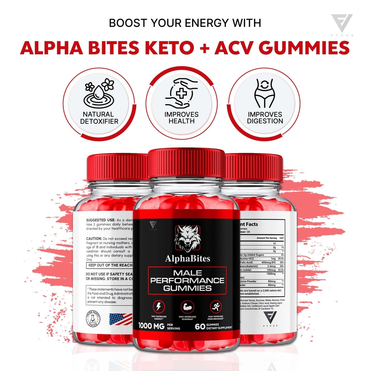 AlphaBites - Keto ACV Gummies - Vitamin Place