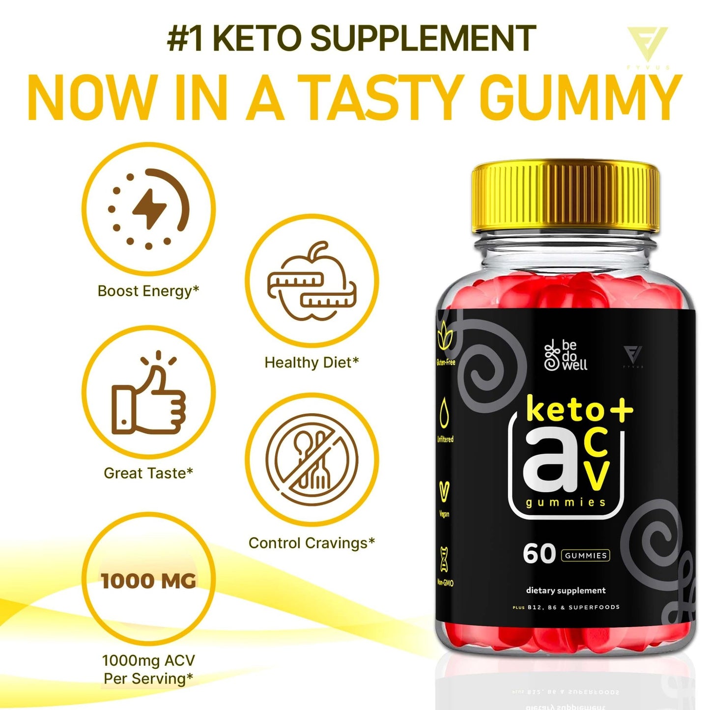 Be Do Well - Keto ACV Gummies - Vitamin Place