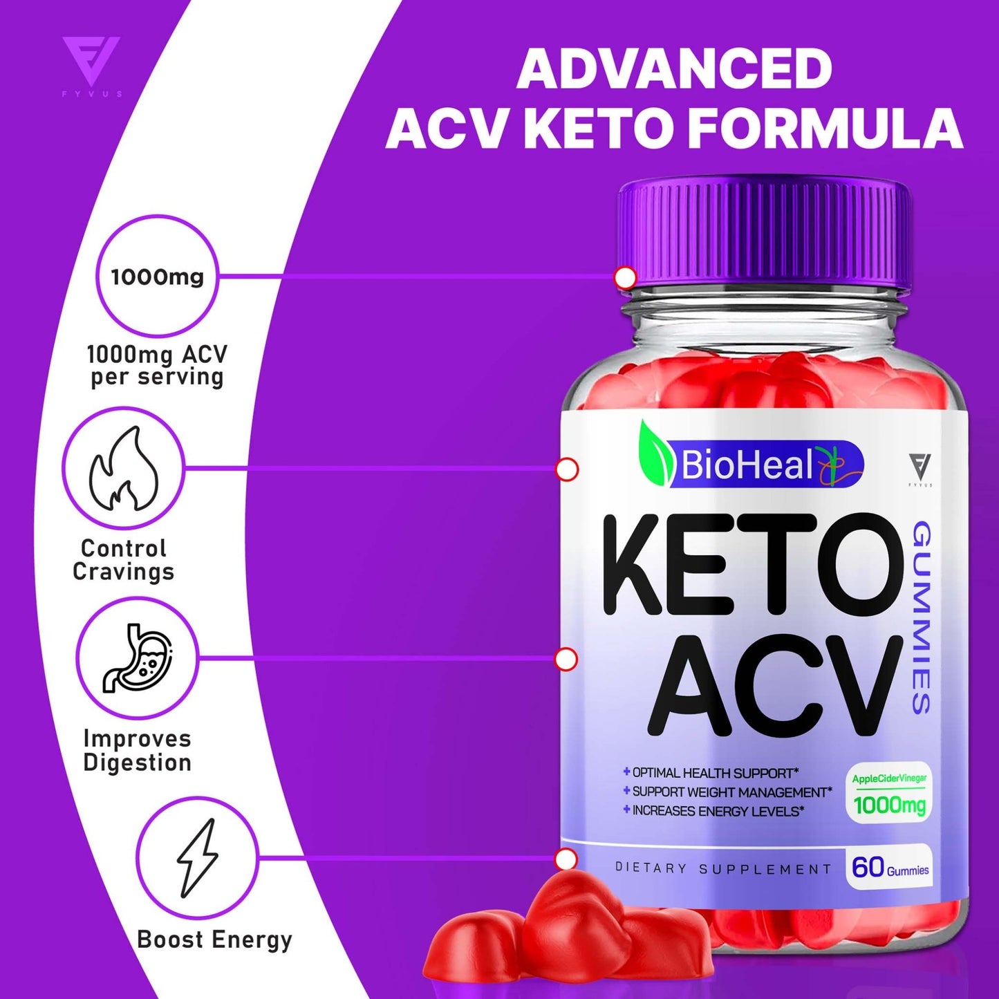 BioHeal - Keto ACV Gummies - Vitamin Place