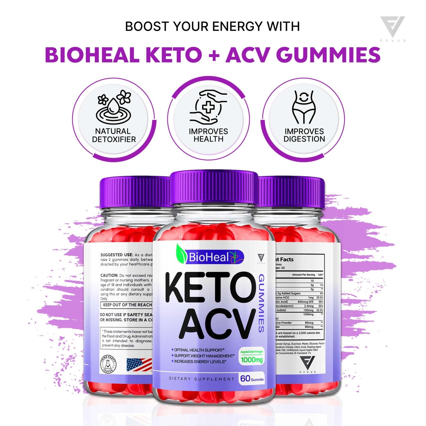 BioHeal - Keto ACV Gummies - Vitamin Place