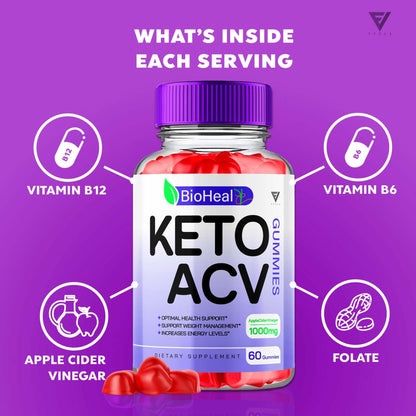 BioHeal - Keto ACV Gummies - Vitamin Place