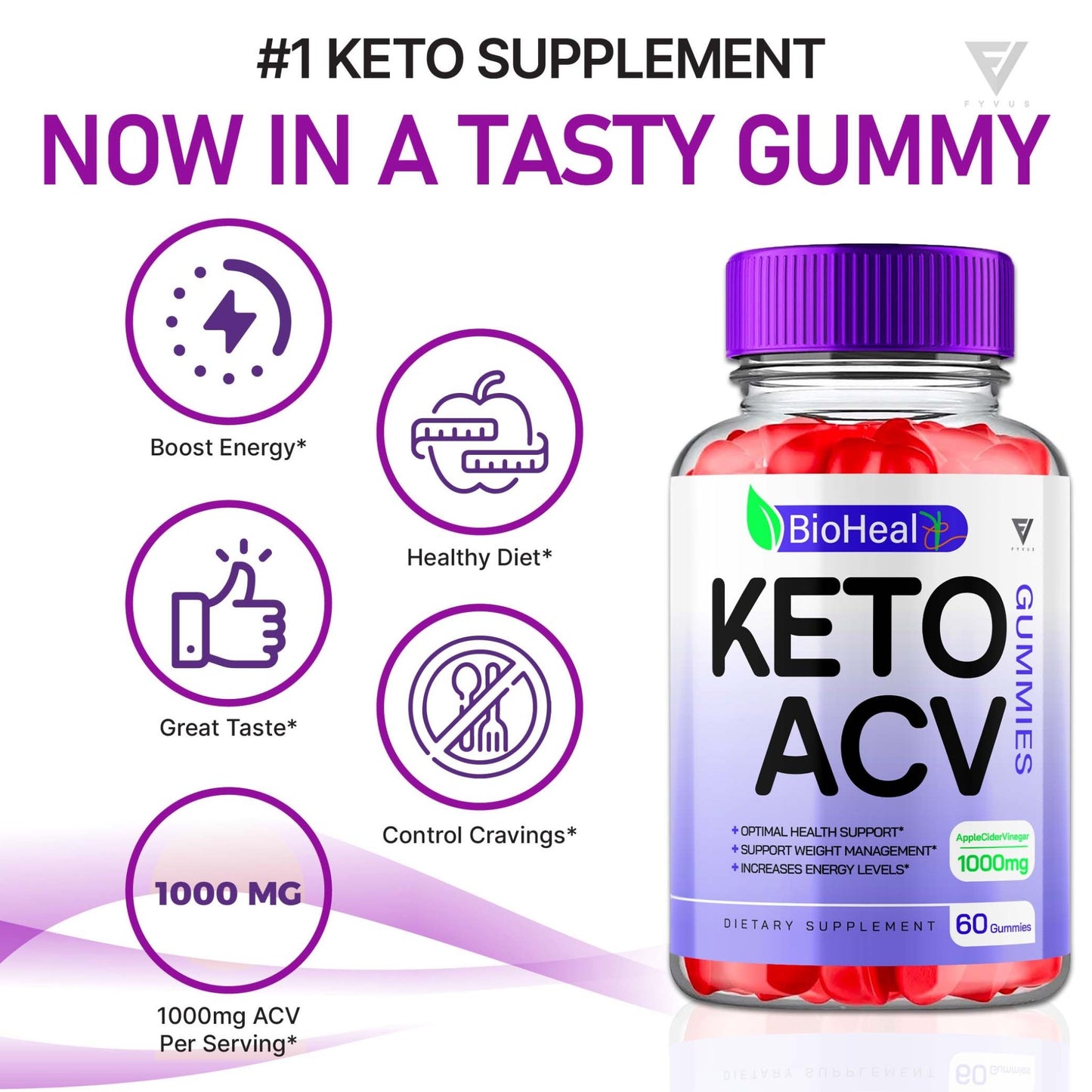 BioHeal - Keto ACV Gummies - Vitamin Place