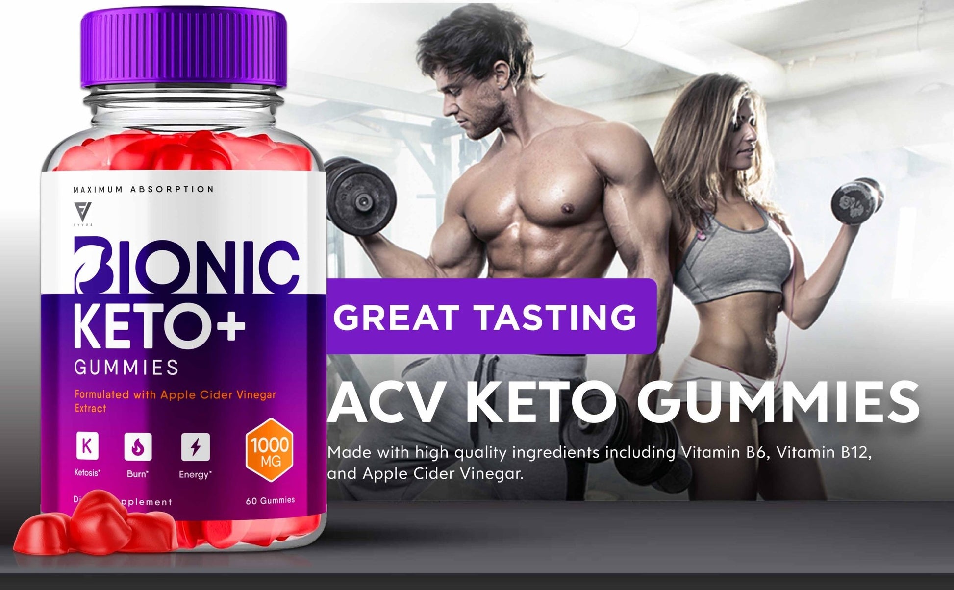 Bionic - Keto ACV Gummies - Vitamin Place