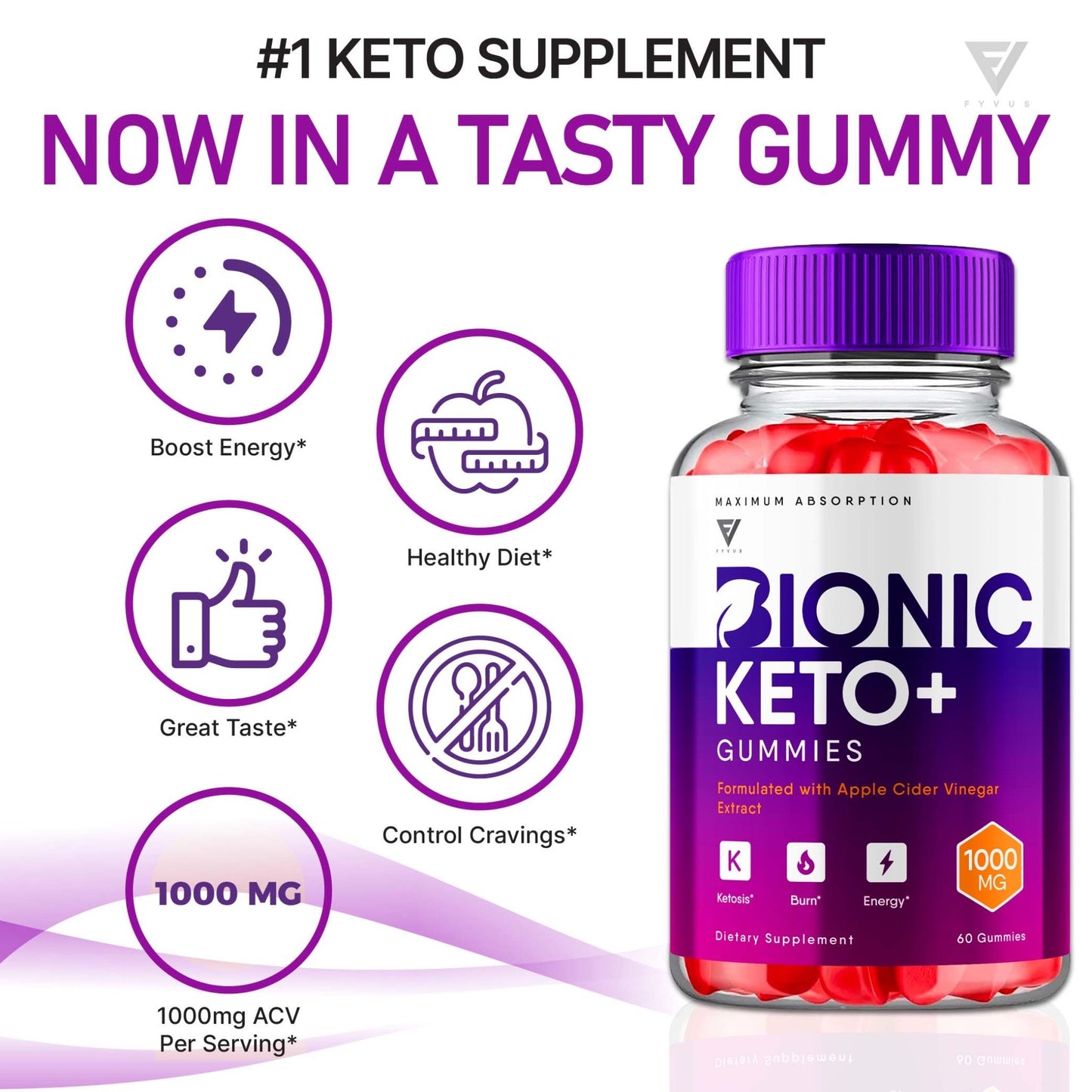 Bionic - Keto ACV Gummies - Vitamin Place