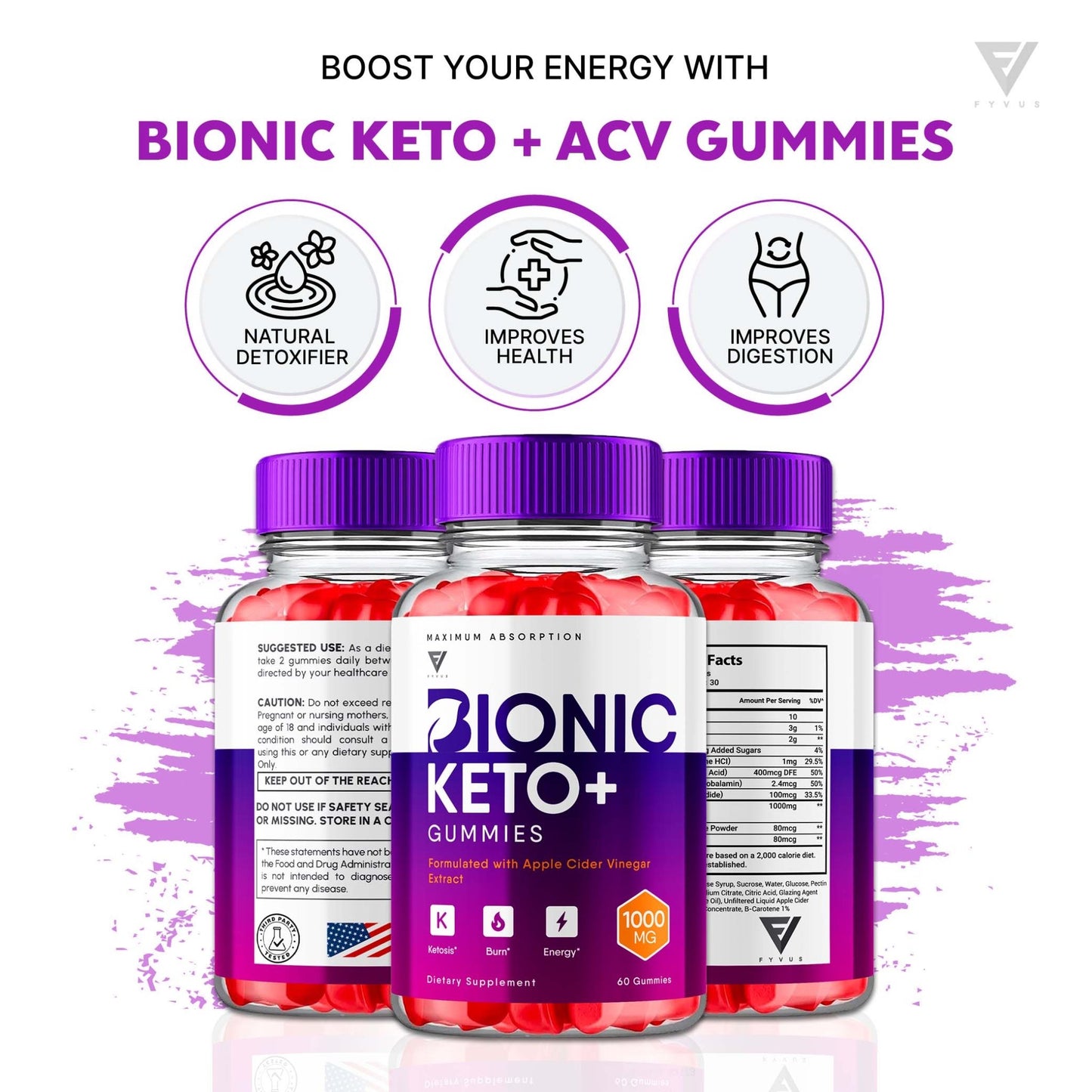 Bionic - Keto ACV Gummies - Vitamin Place