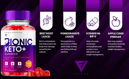 Bionic - Keto ACV Gummies - Vitamin Place