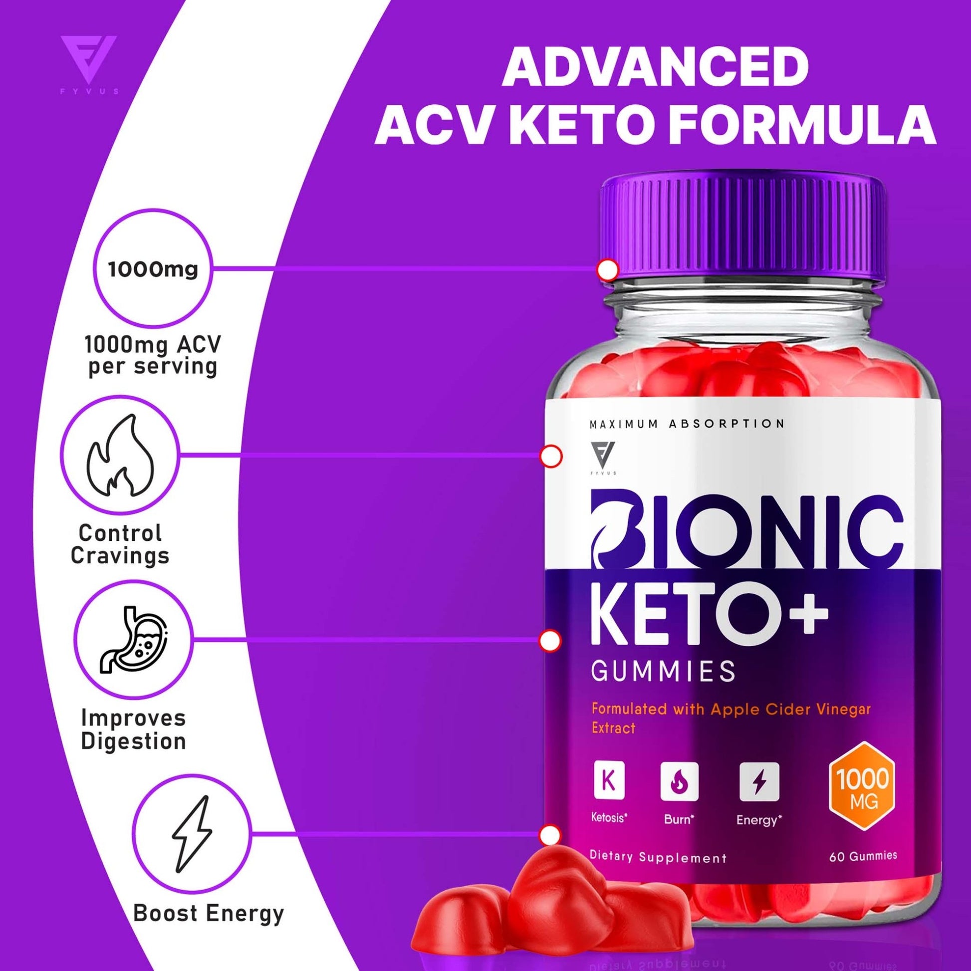 Bionic - Keto ACV Gummies - Vitamin Place