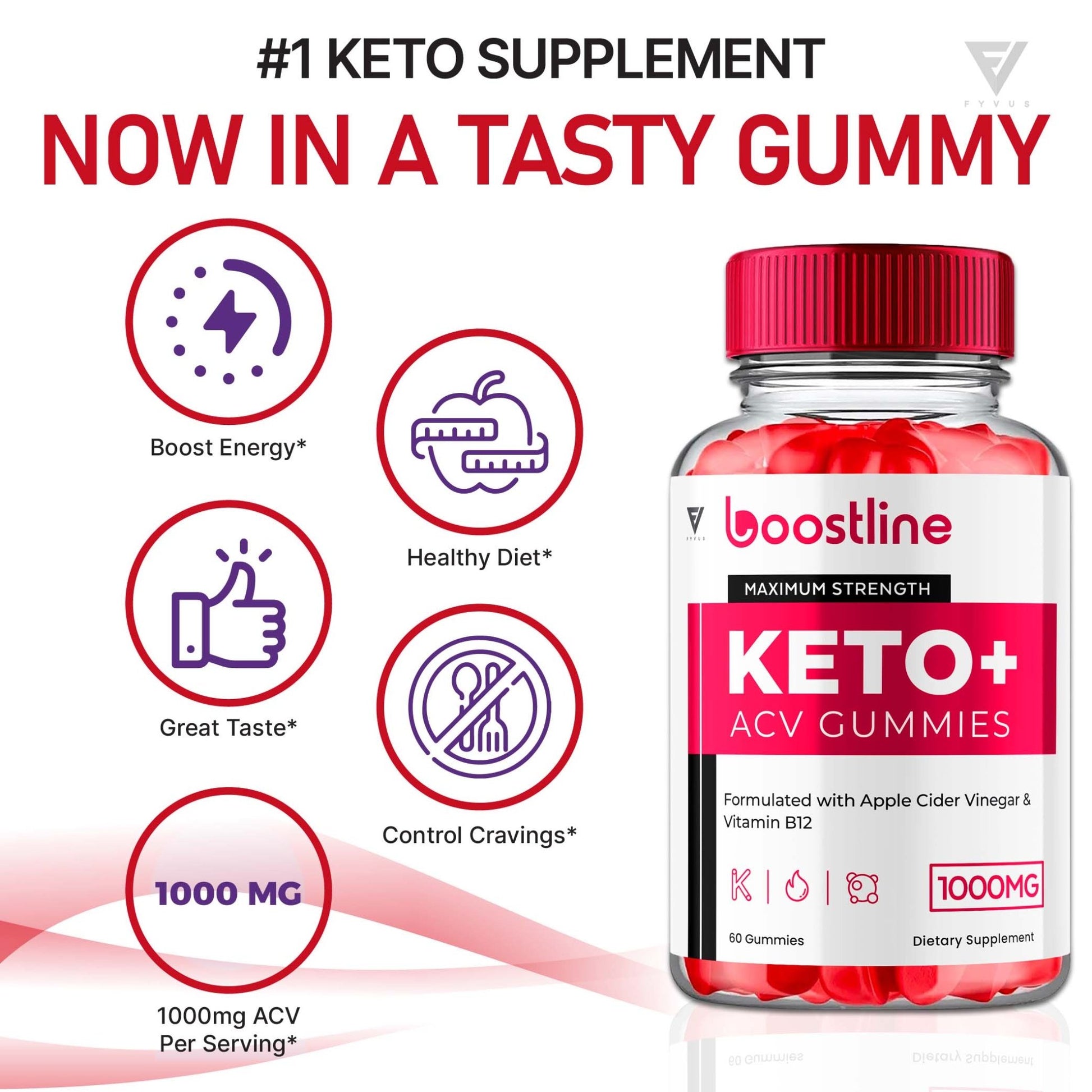 Boostline - Keto ACV Gummies - Vitamin Place