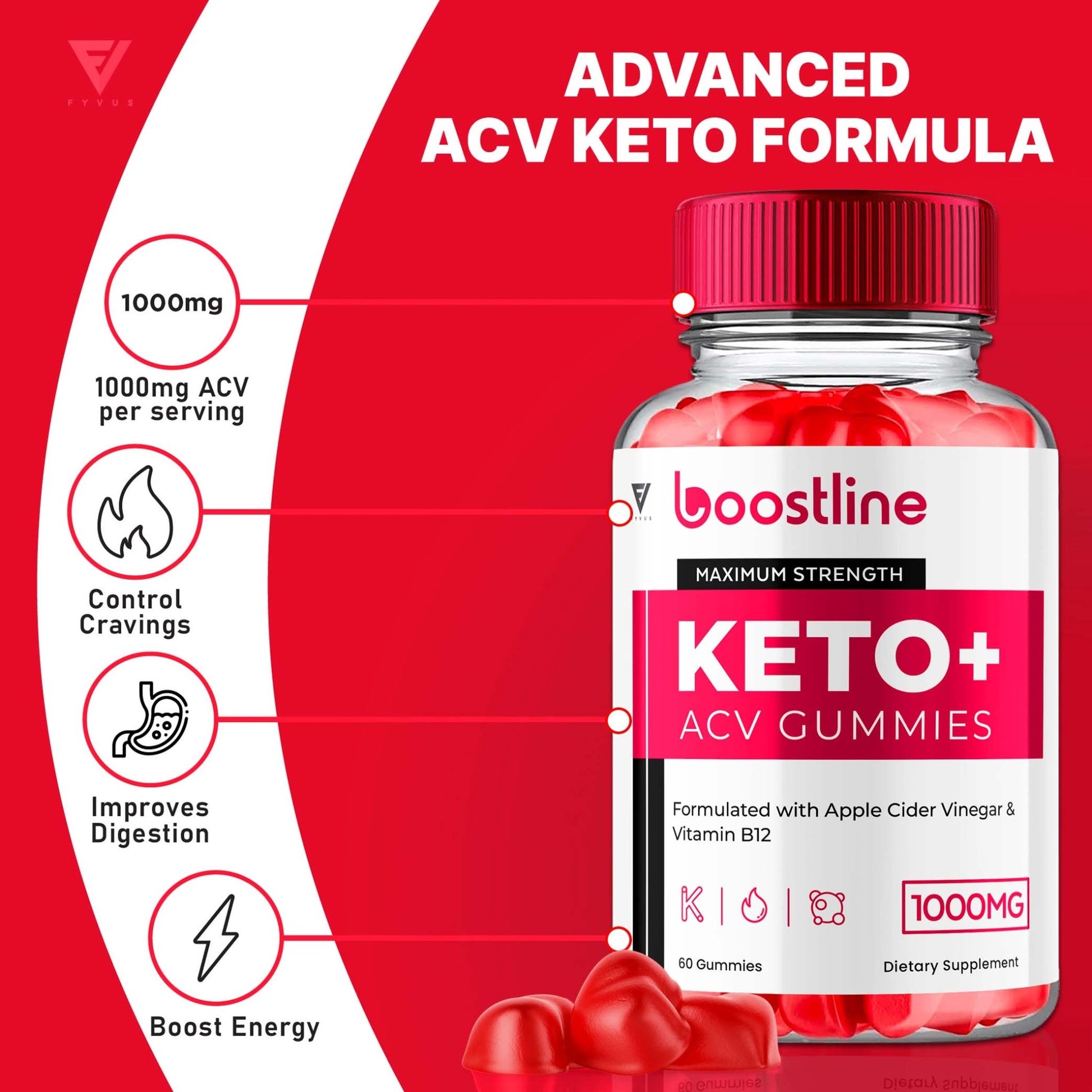 Boostline - Keto ACV Gummies - Vitamin Place