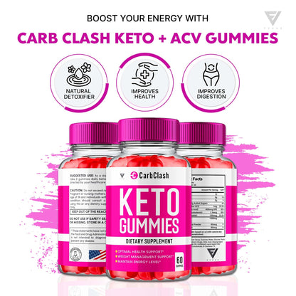 CarbClash - Keto ACV Gummies - Vitamin Place