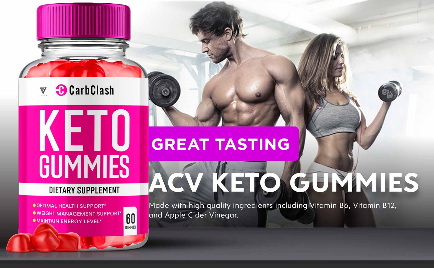 CarbClash - Keto ACV Gummies - Vitamin Place