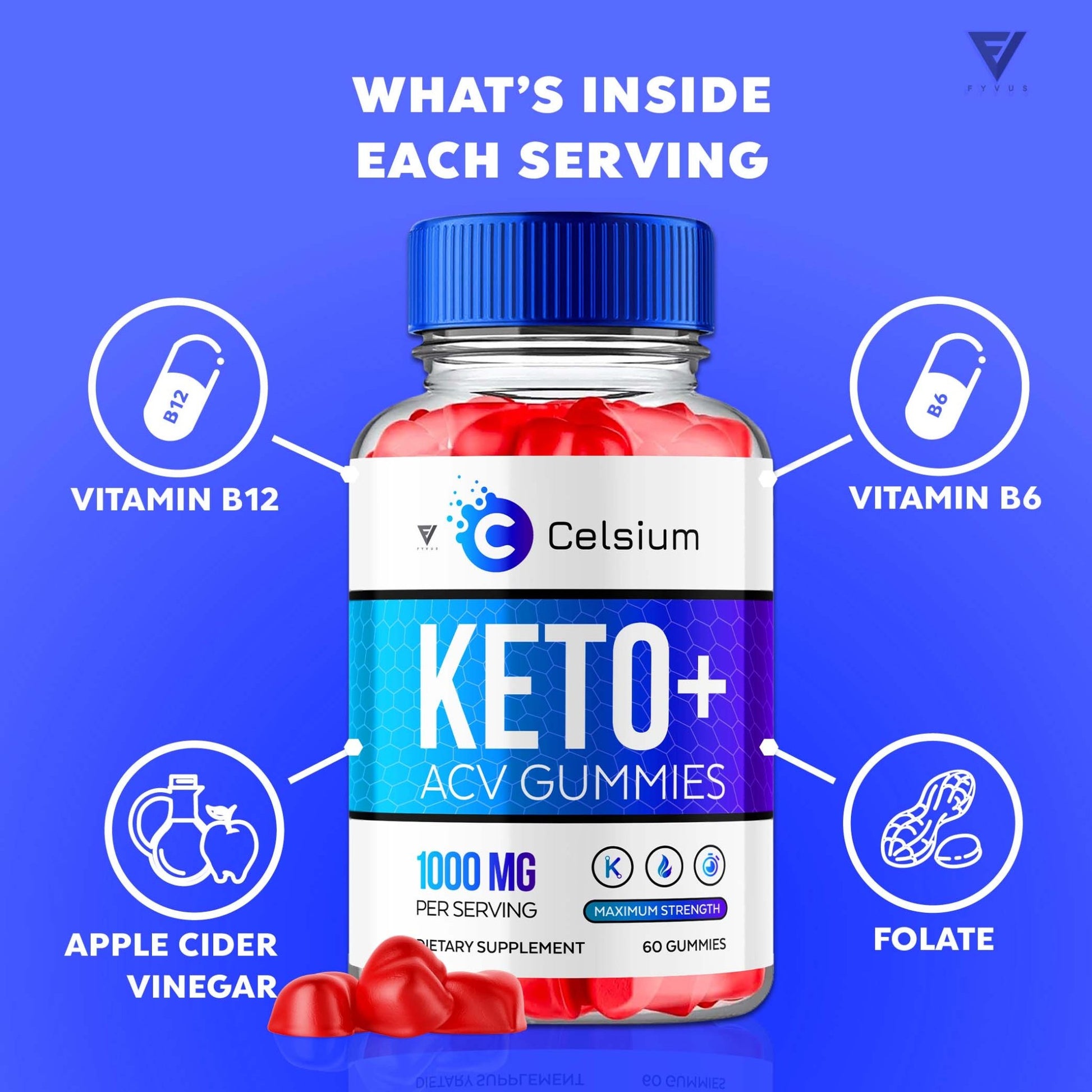 Celsium - Keto ACV Gummies - Vitamin Place