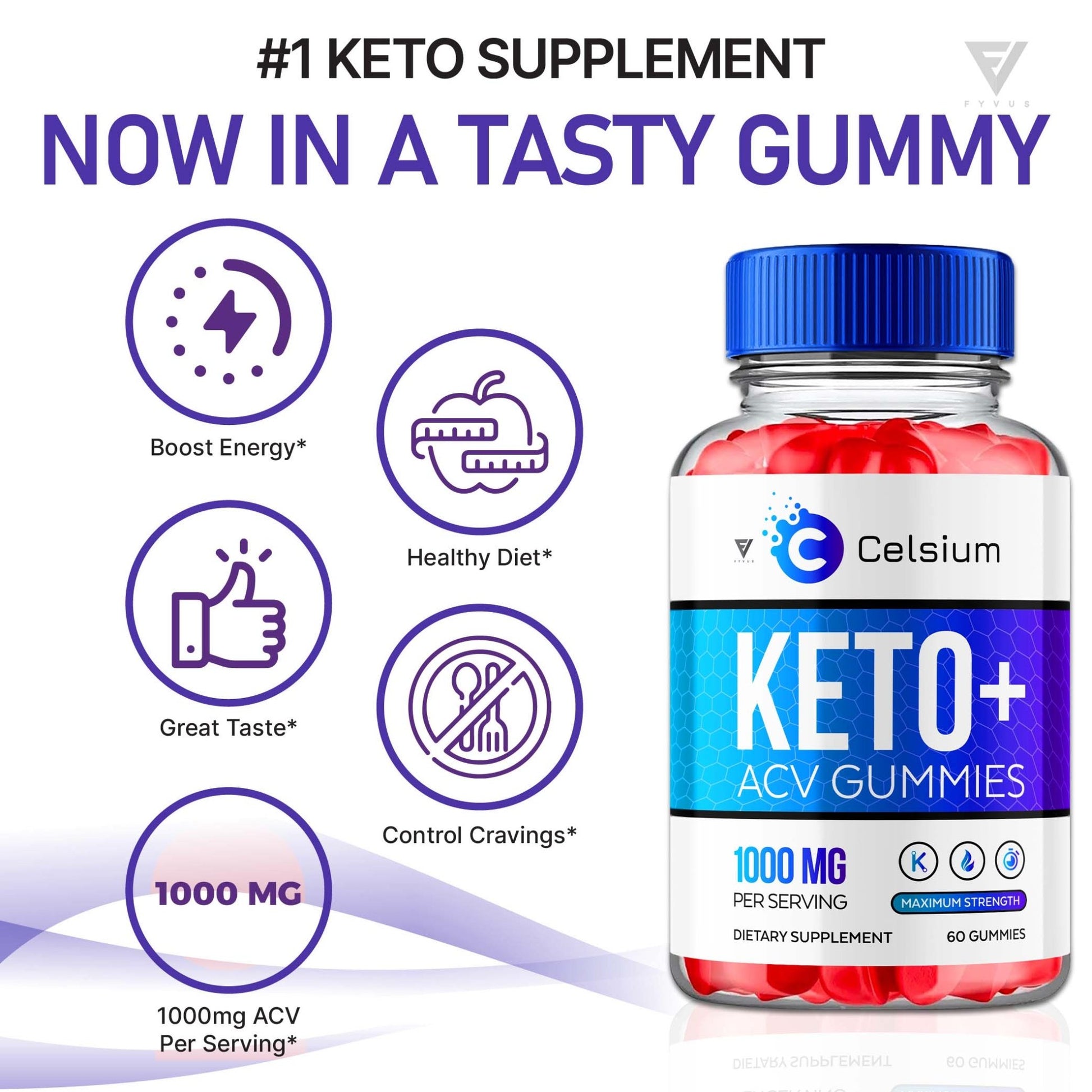 Celsium - Keto ACV Gummies - Vitamin Place