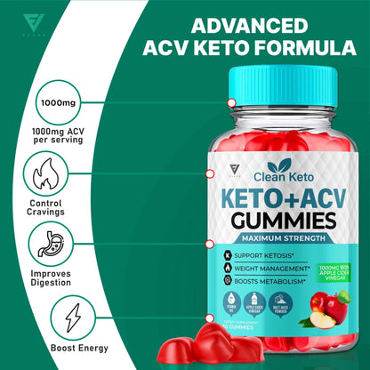 Clean Keto - Keto ACV Gummies - Vitamin Place