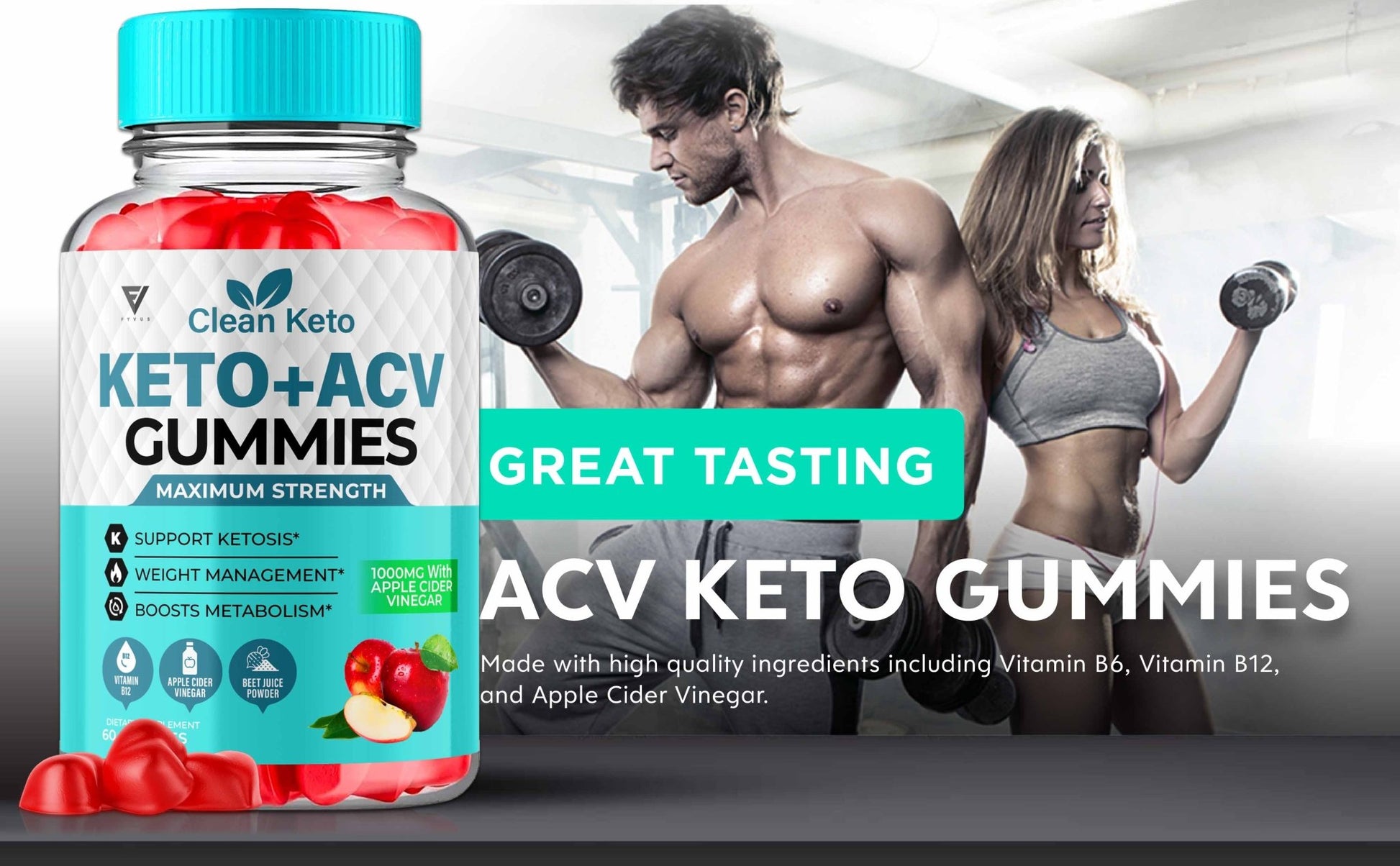 Clean Keto - Keto ACV Gummies - Vitamin Place