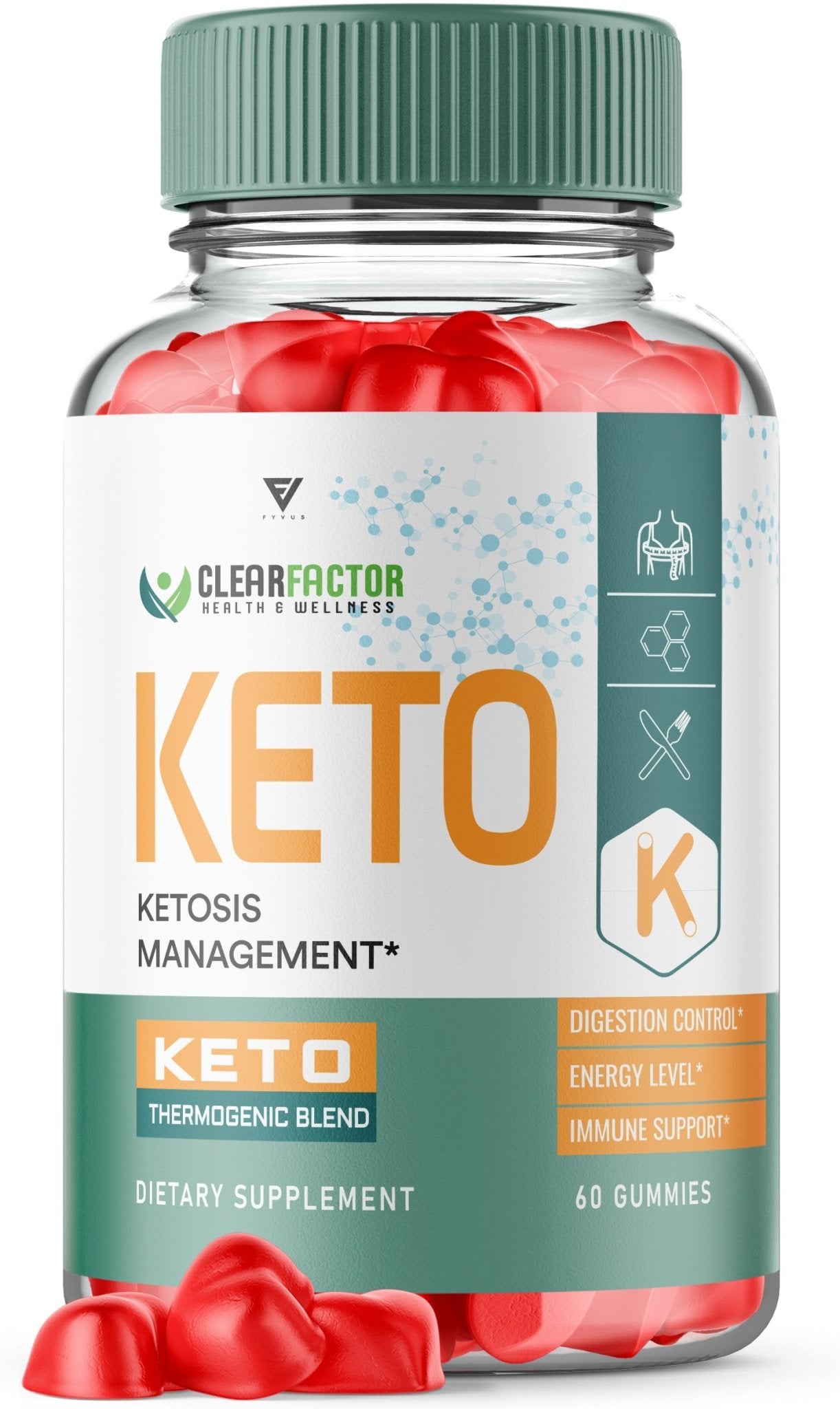 ClearFactor - Keto ACV Gummies - Vitamin Place