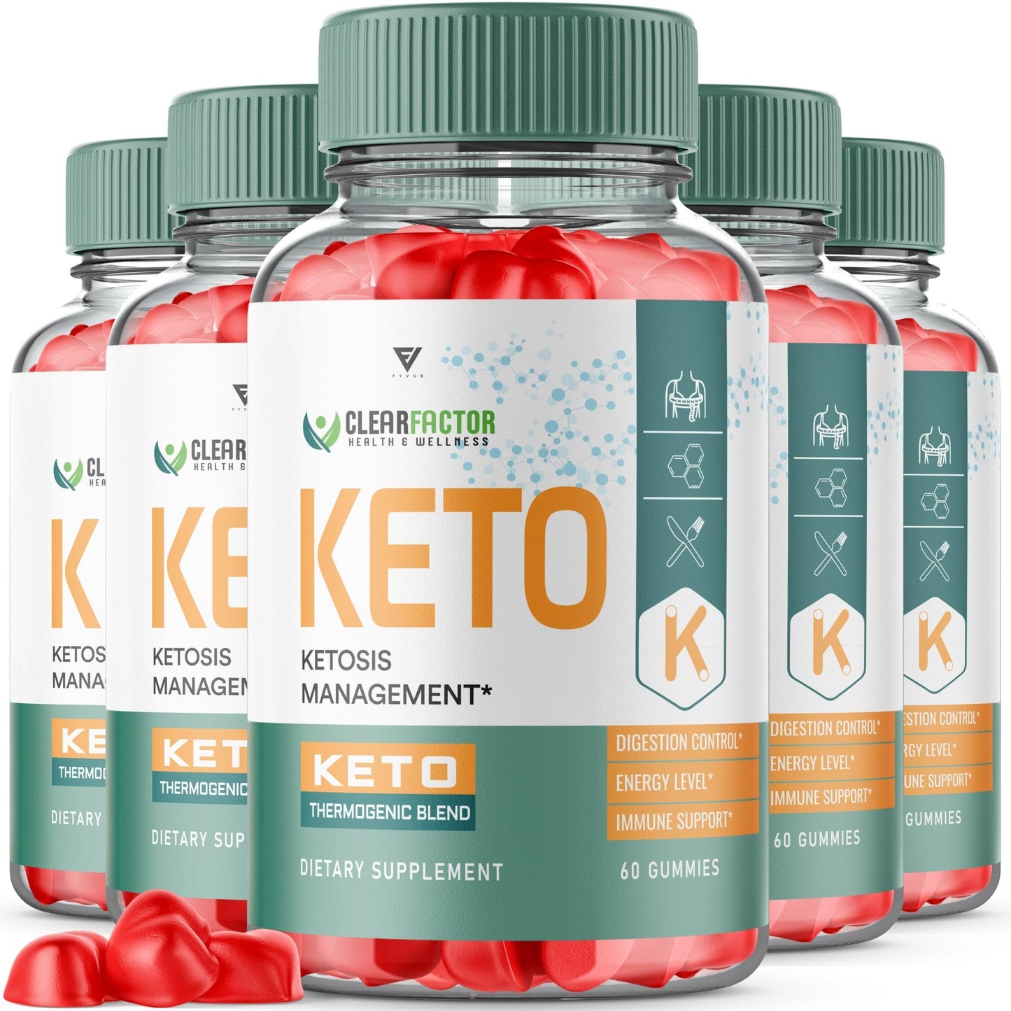 ClearFactor - Keto ACV Gummies - Vitamin Place