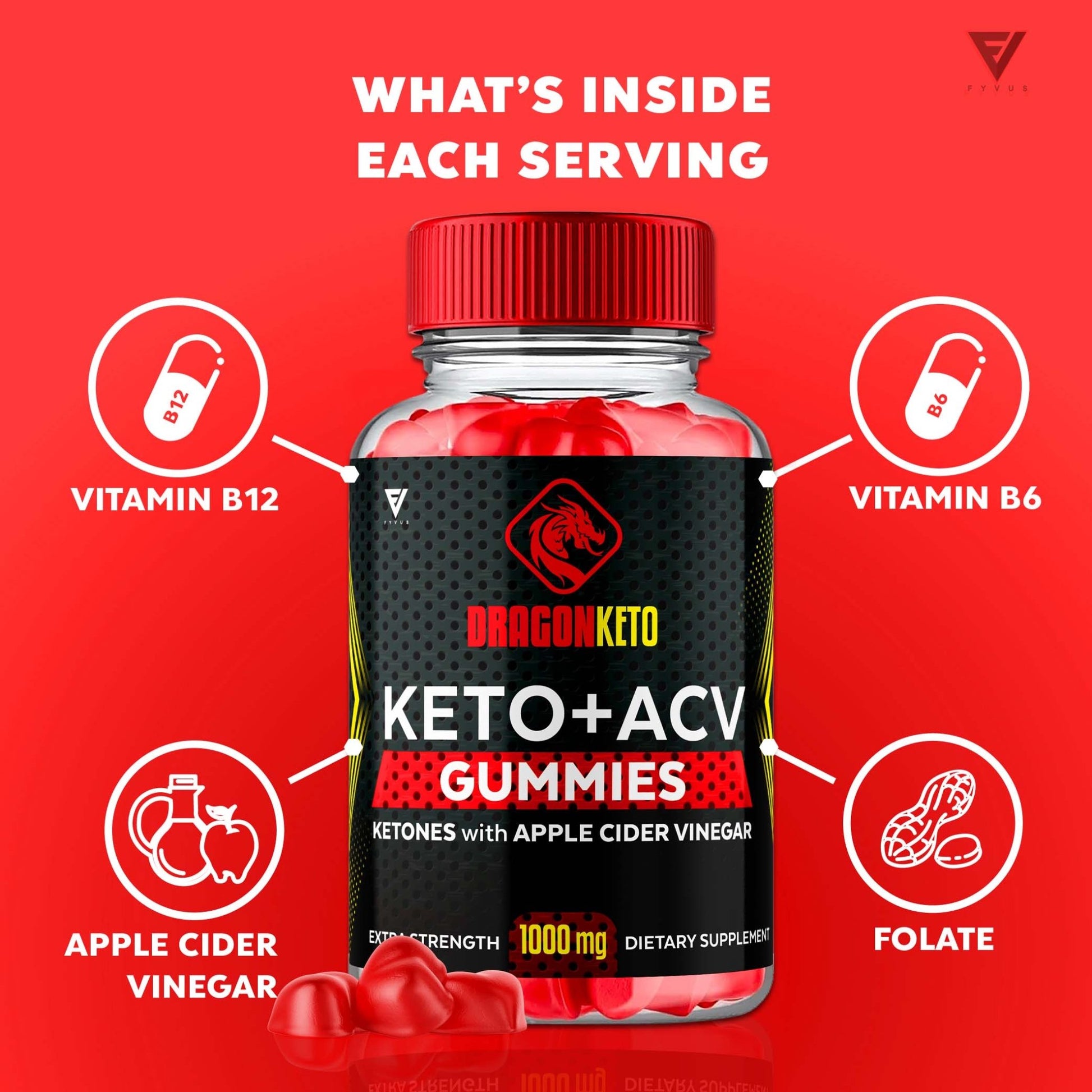 DragonKeto - Keto ACV Gummies - Vitamin Place