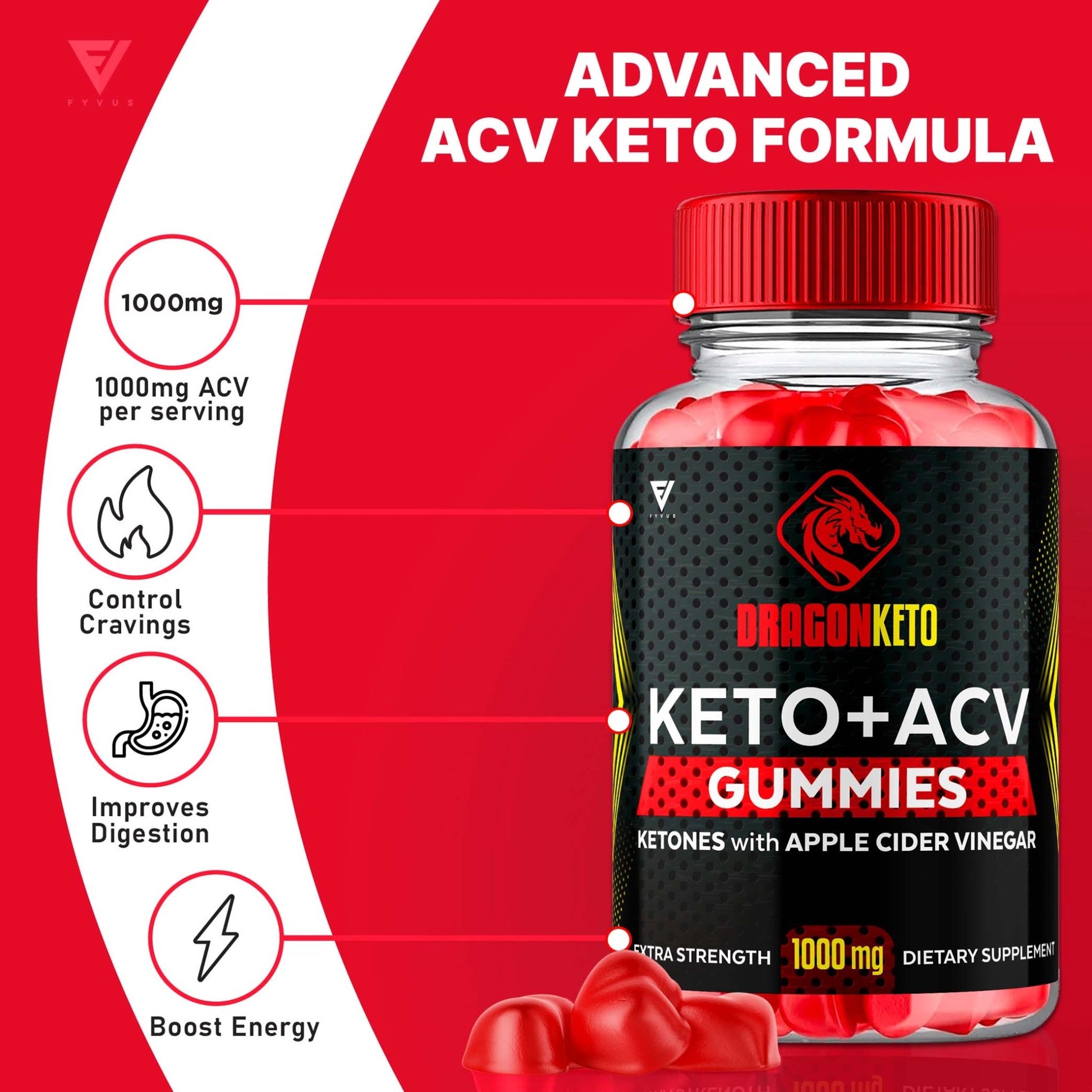 DragonKeto - Keto ACV Gummies - Vitamin Place